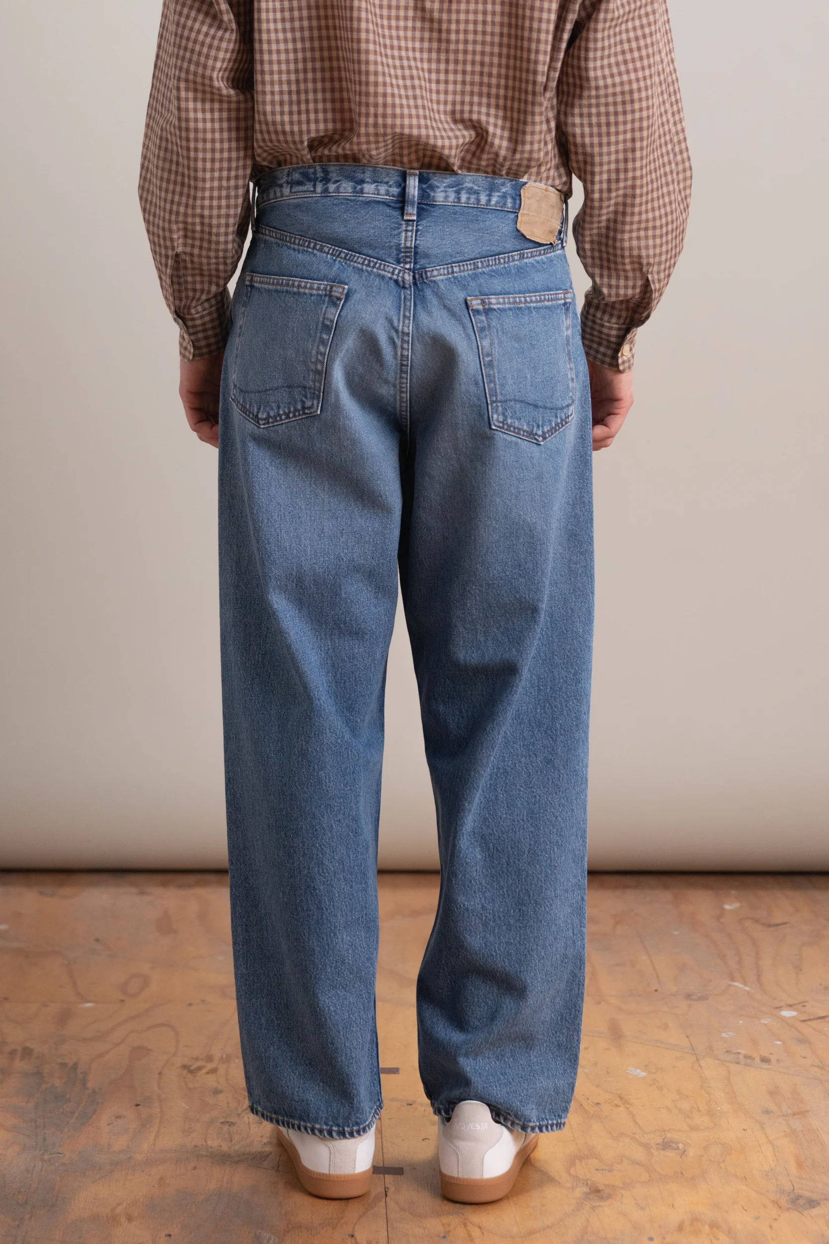 100 SUPER DAD'S DENIM PANTS IN USED WASH - Image 7