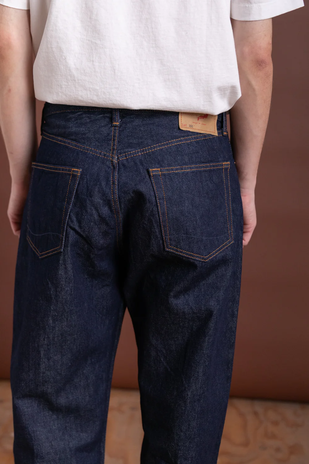 101 DAD'S FIT DENIM PANTS IN BLUE DENIM - Image 8