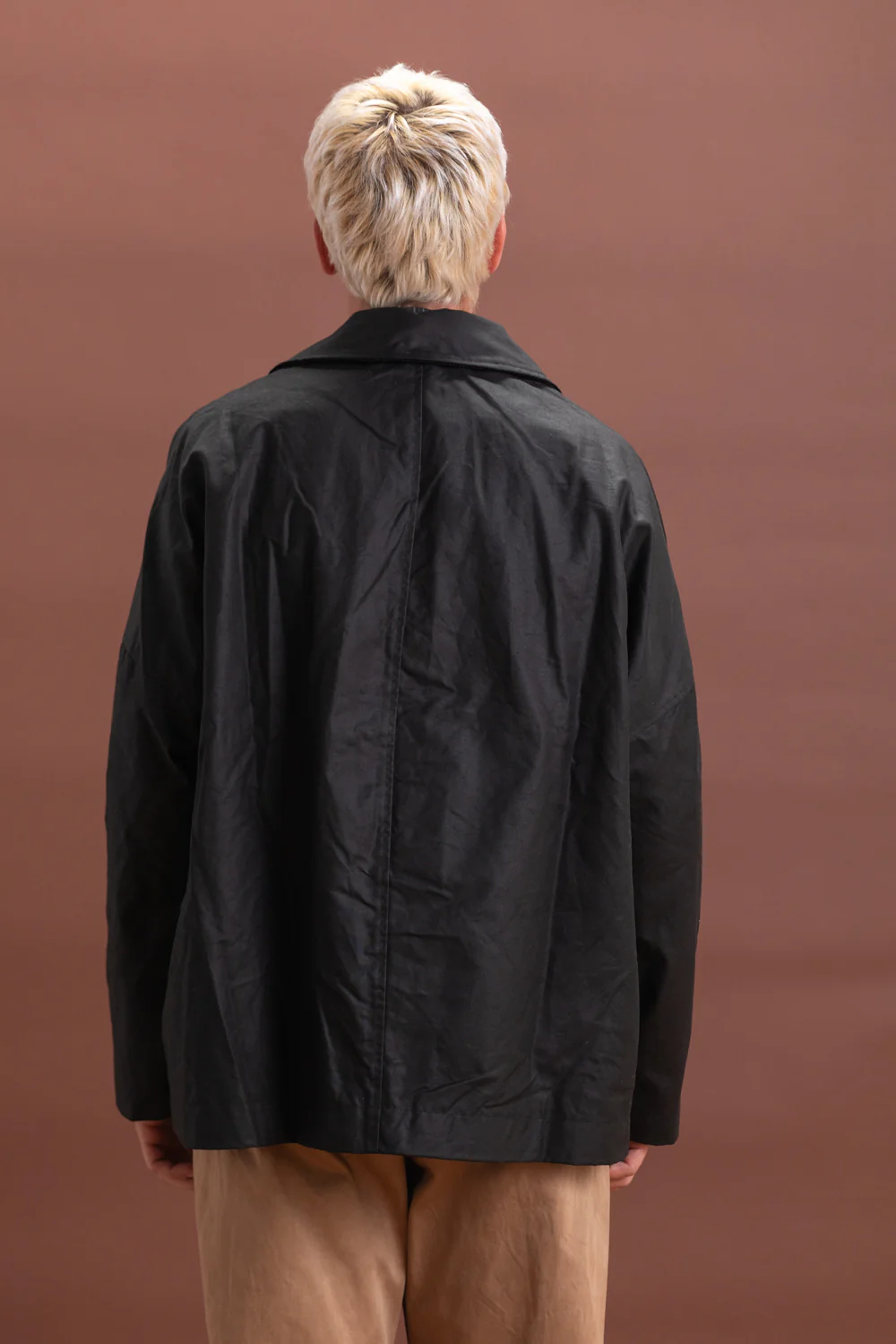 AMIS MAC IN BLACK OILSKIN COTTON - Image 5