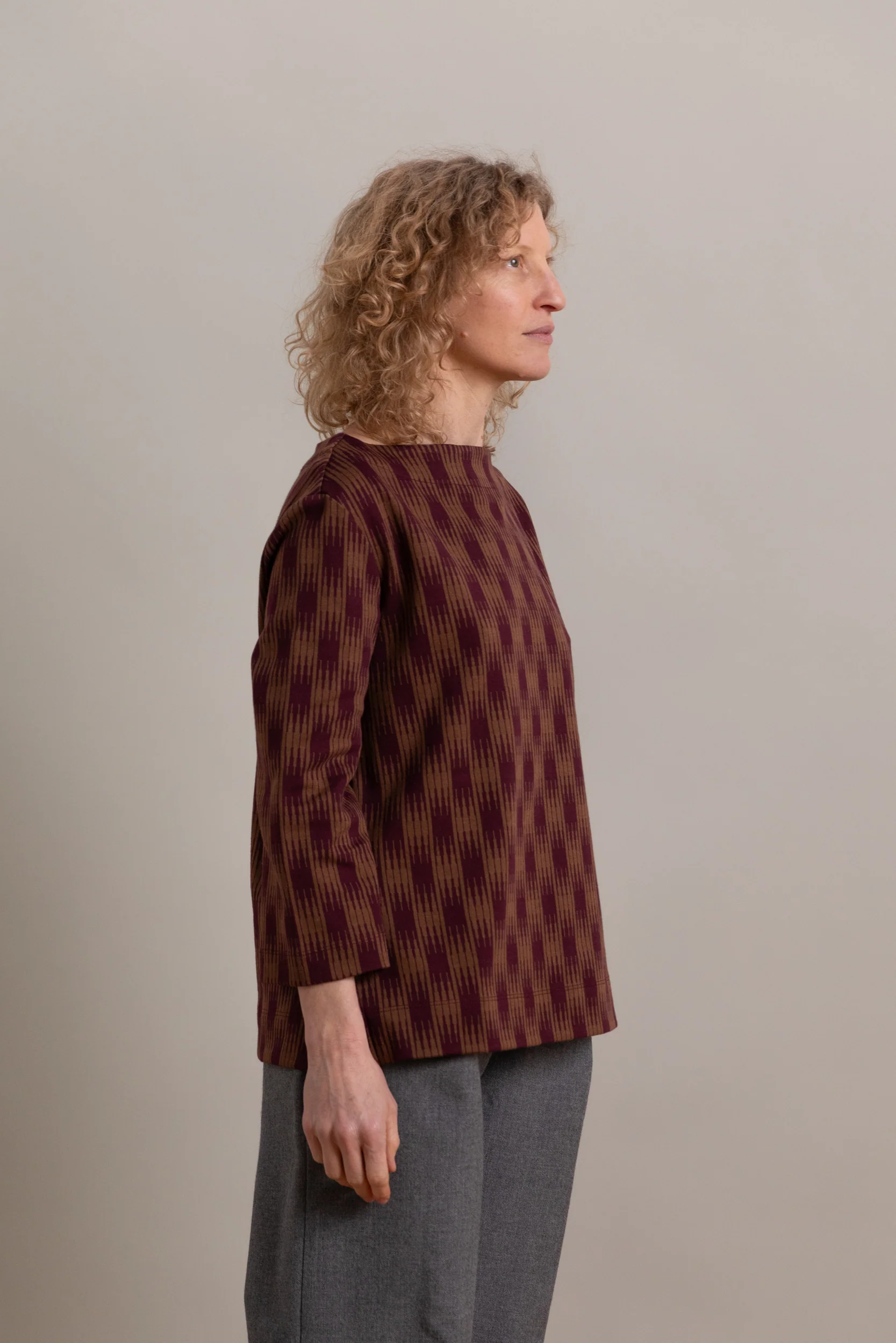 BANKS SHIRT IN OMBRE CHECKS JERSEY - Image 3