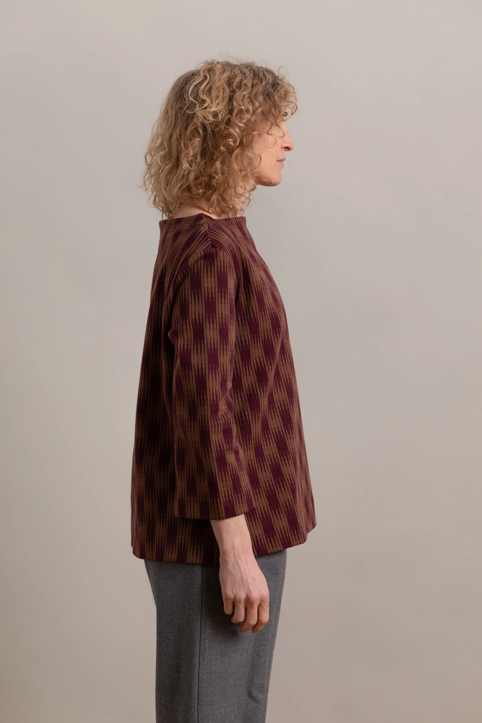 BANKS SHIRT IN OMBRE CHECKS JERSEY - Image 4