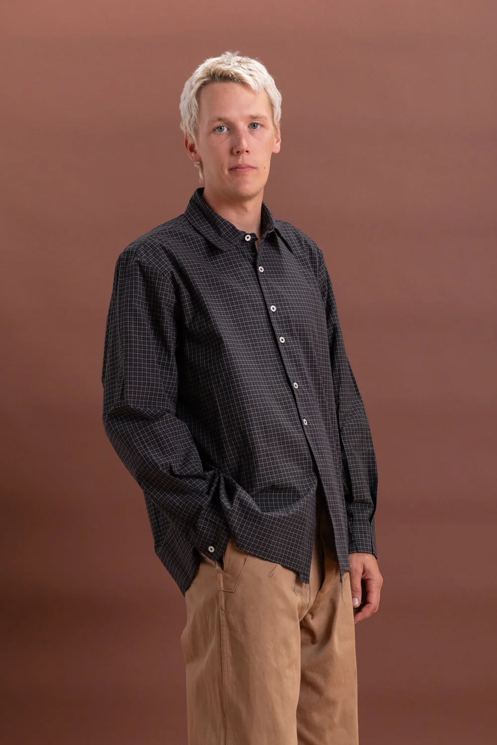 BIG SHIRT IN BLACK CHECK - Image 5