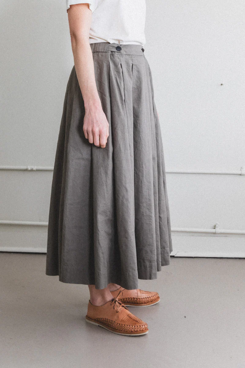 BOWLING SKIRT IN KHAKI - Image 2
