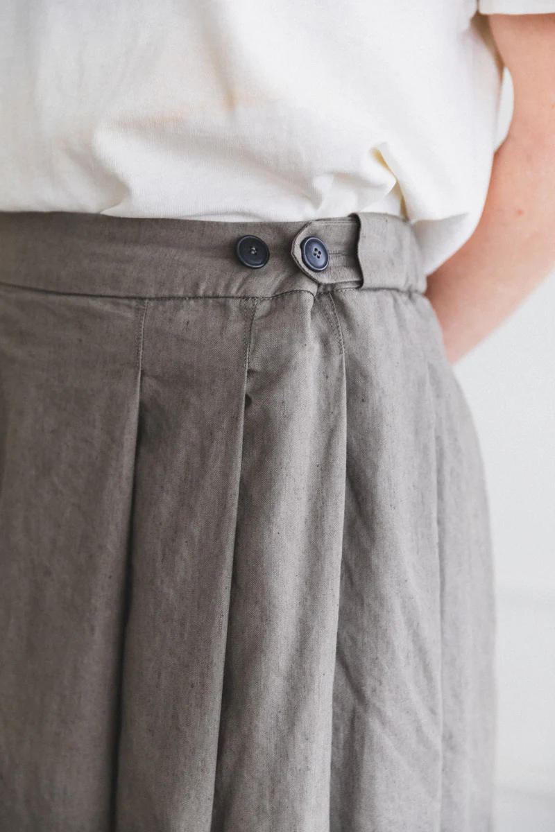 BOWLING SKIRT IN KHAKI - Image 3