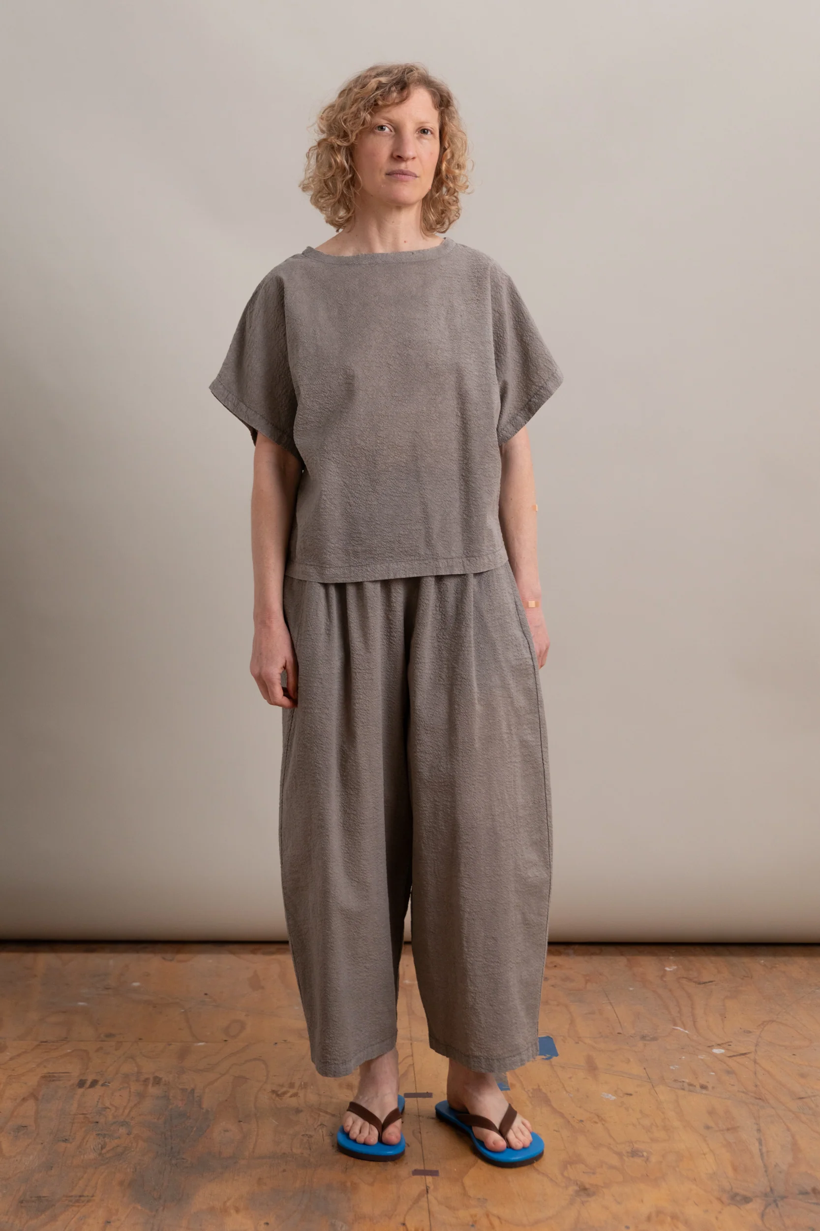 BOXED TOP IN P. GREY - Image 3