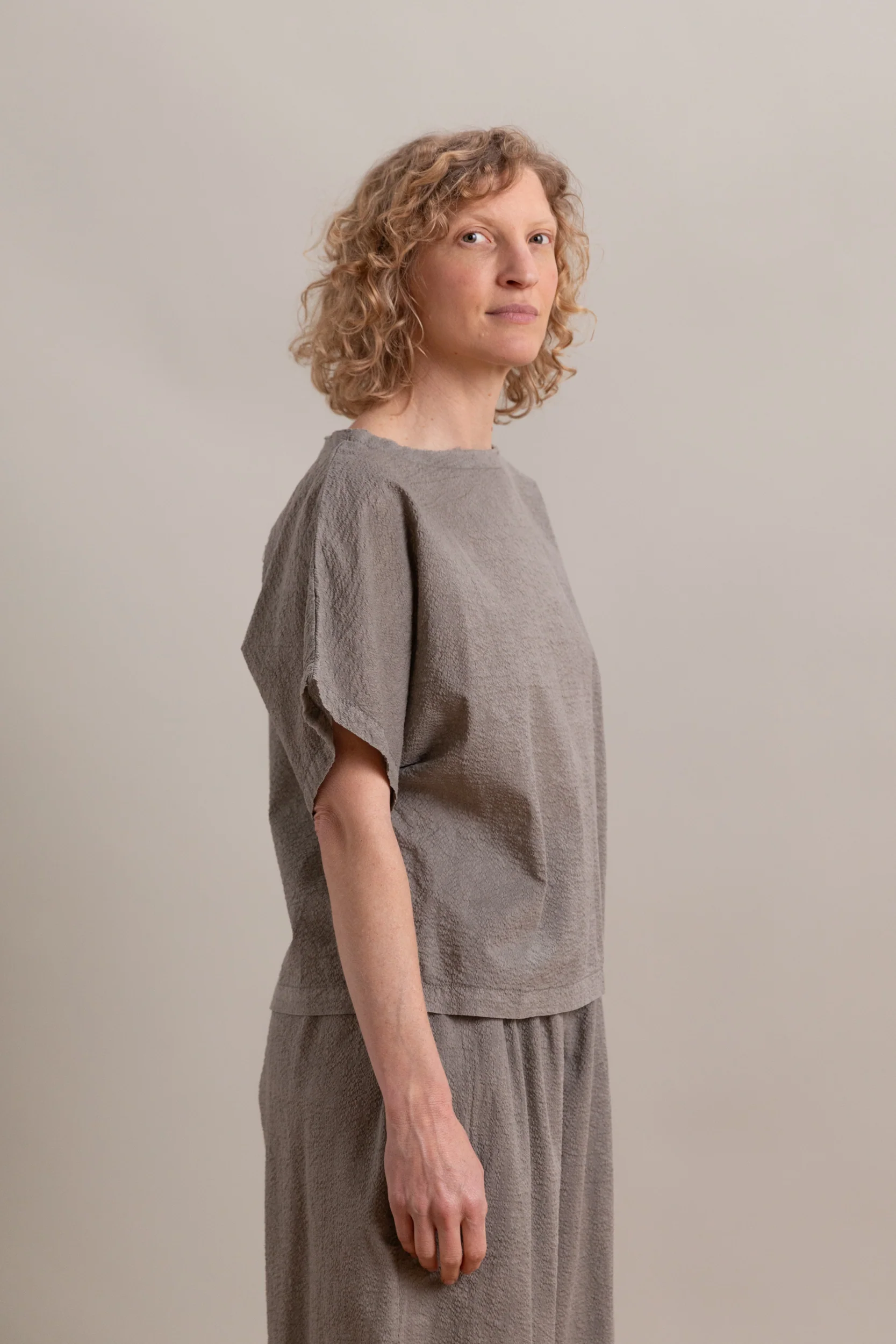 BOXED TOP IN P. GREY - Image 4
