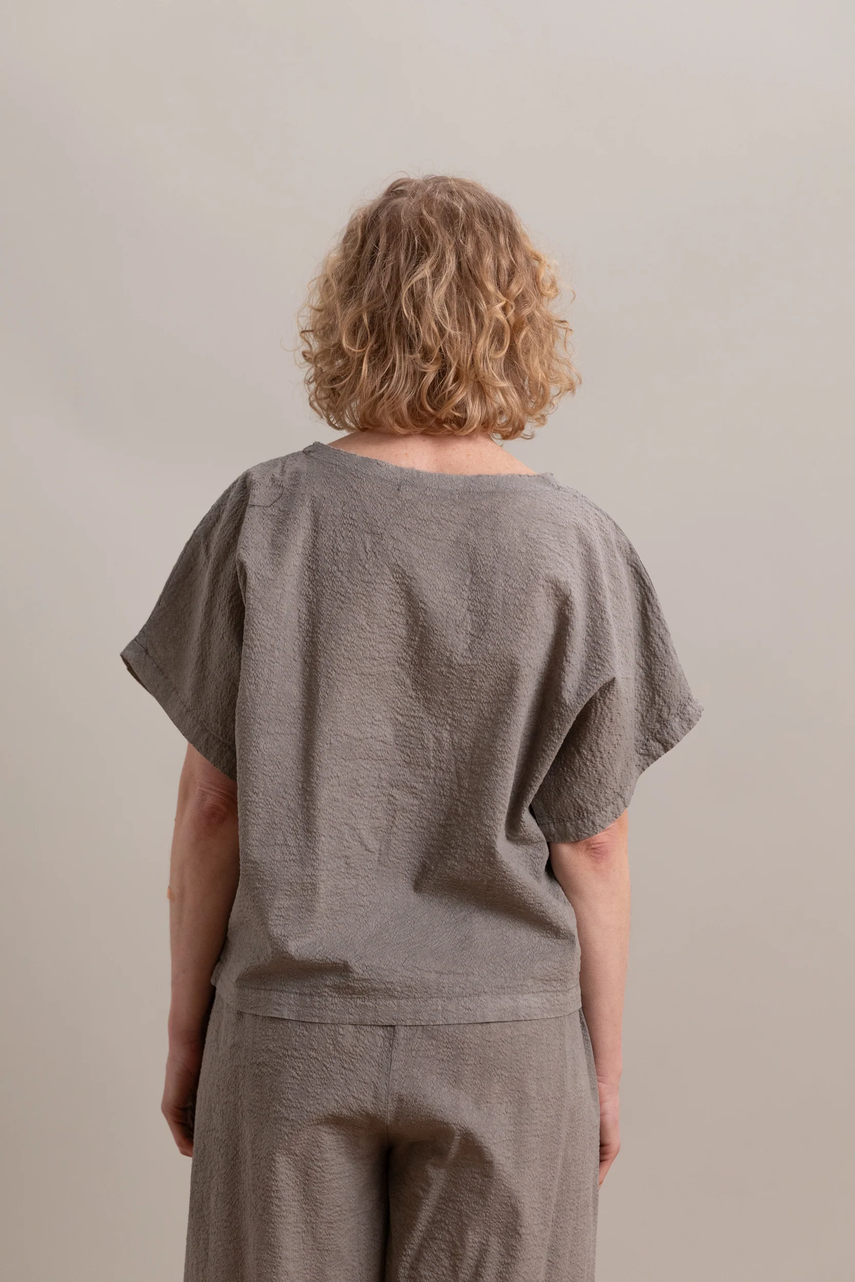 BOXED TOP IN P. GREY - Image 5