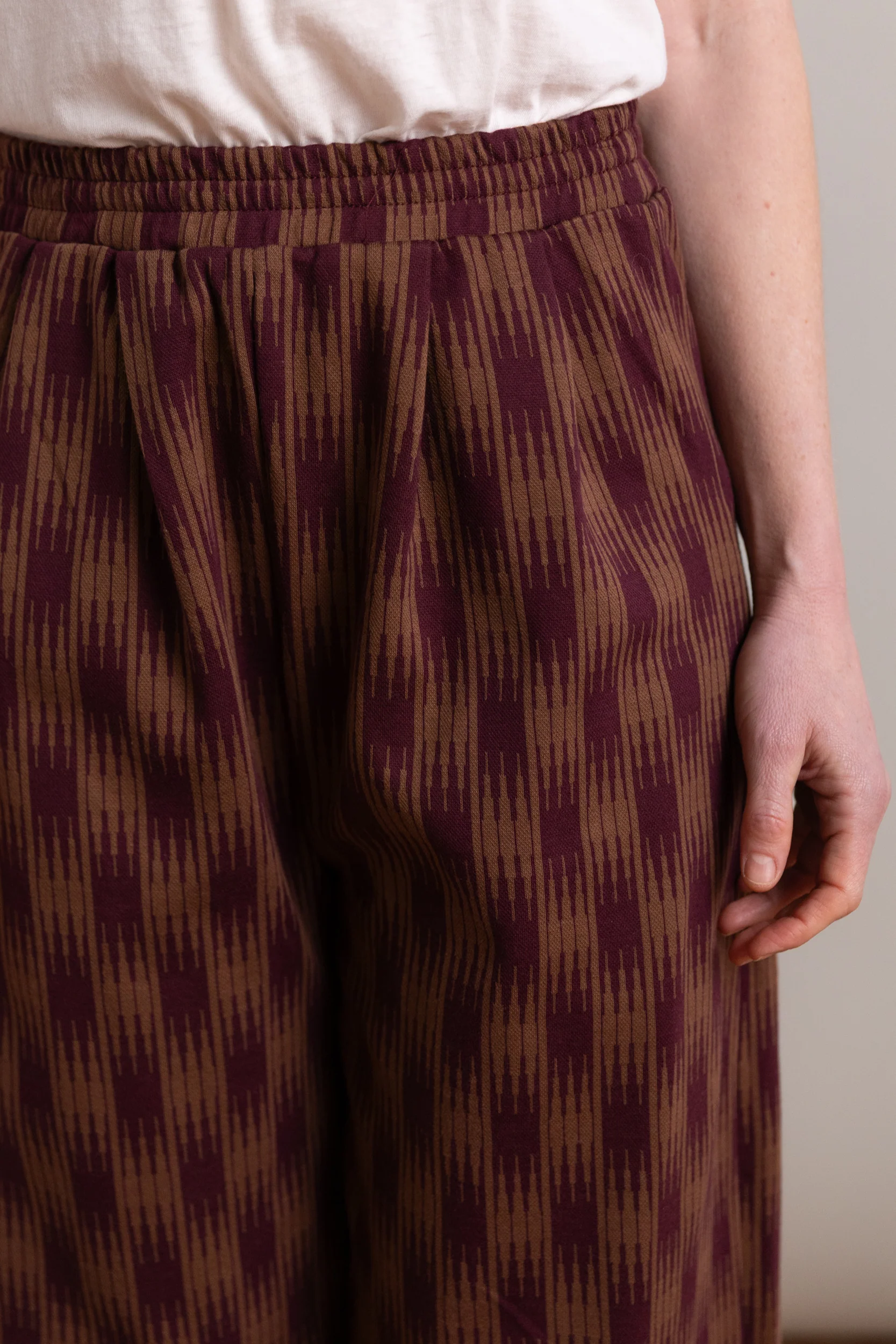 BRUNO PANTS IN OMBRE CHECKS JERSEY - Image 6