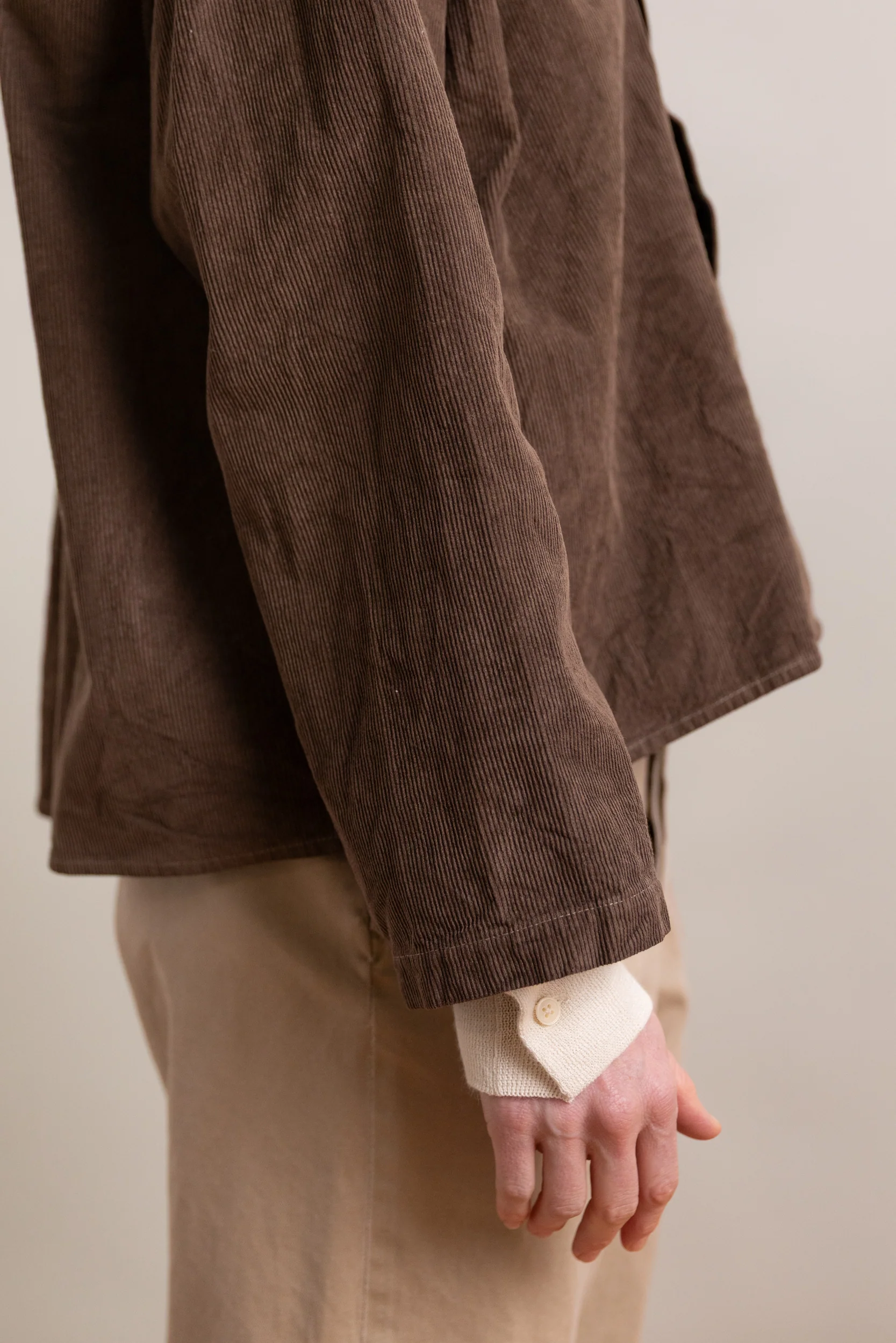 CAFE SHIRT IN NATURALLY DYED CORDUROY - Image 7