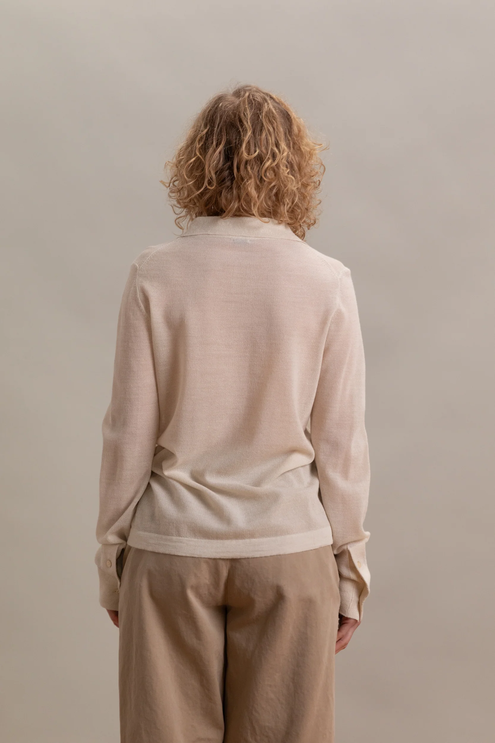 CALMA SHIRT IN CREAM ALPASILK - Image 7