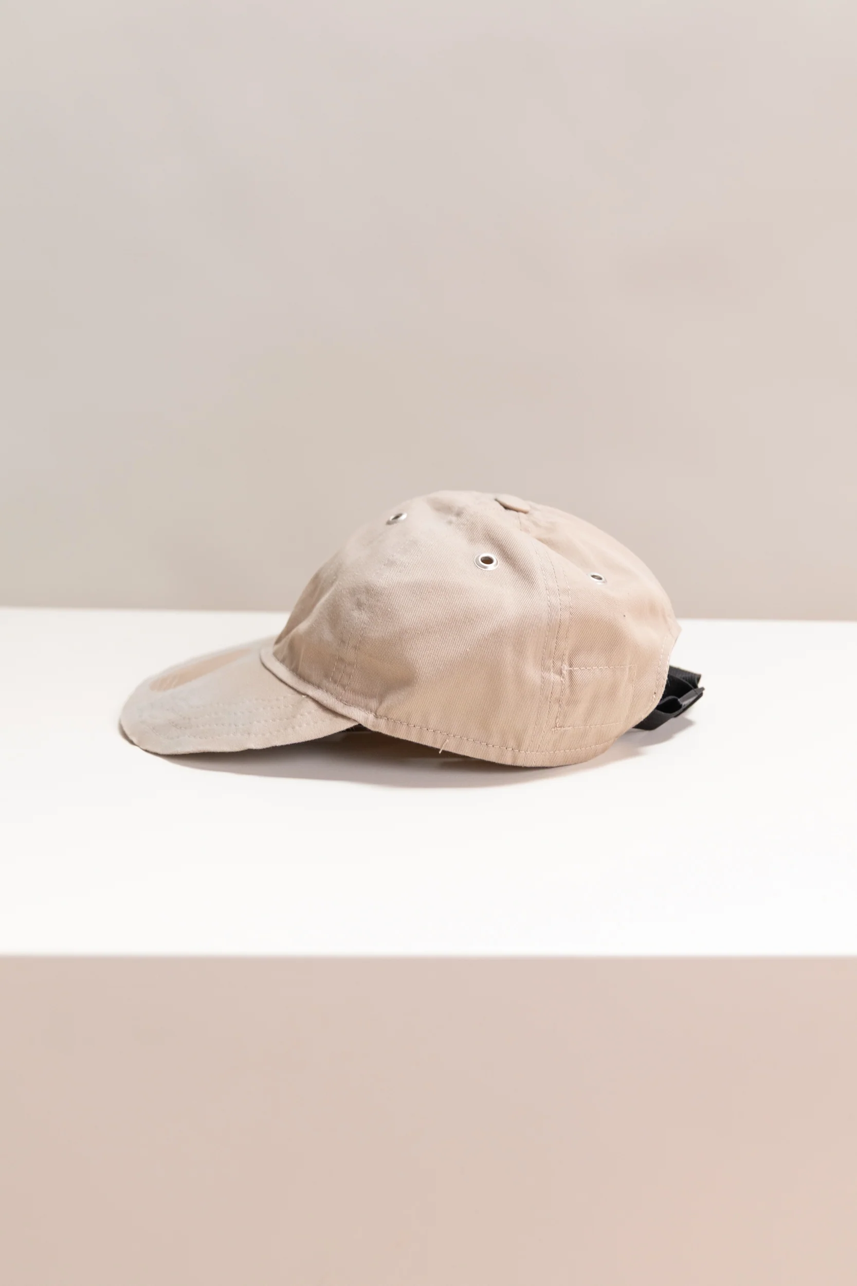 CAP IN SAND COTTON TWILL - Image 4