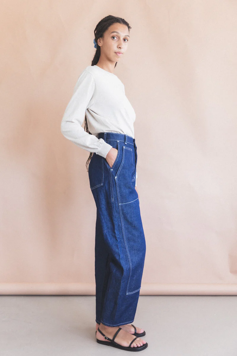CARPENTER PANT IN INDIGO DENIM - Image 6