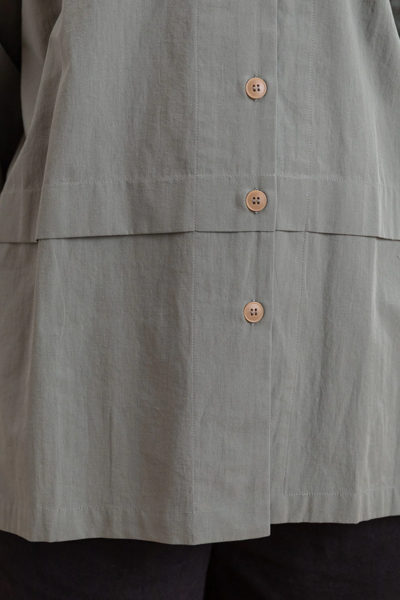 PLEIN LONG SLEEVE SHIRT IN OLIVE - Image 7
