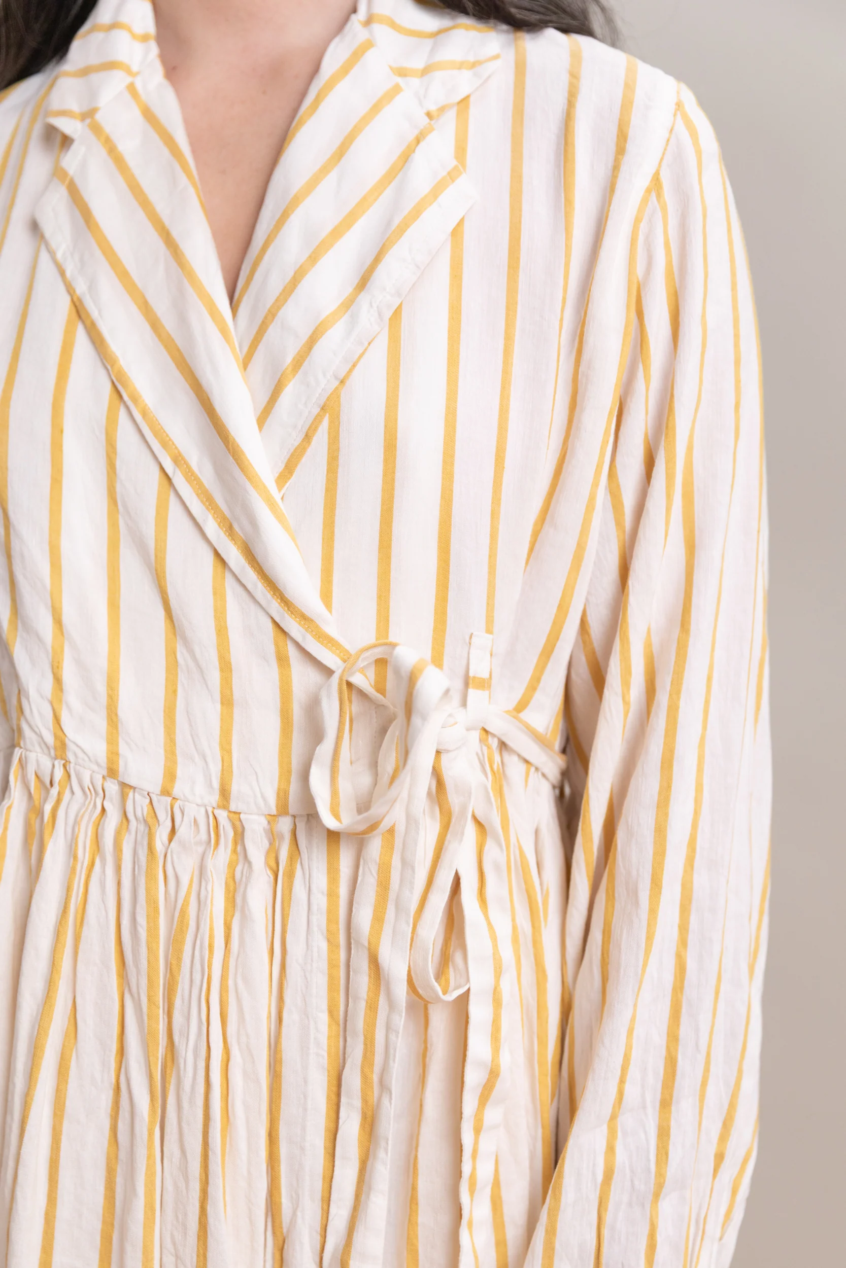 COLETTE DRESS IN LINEY STRIPE - Image 2