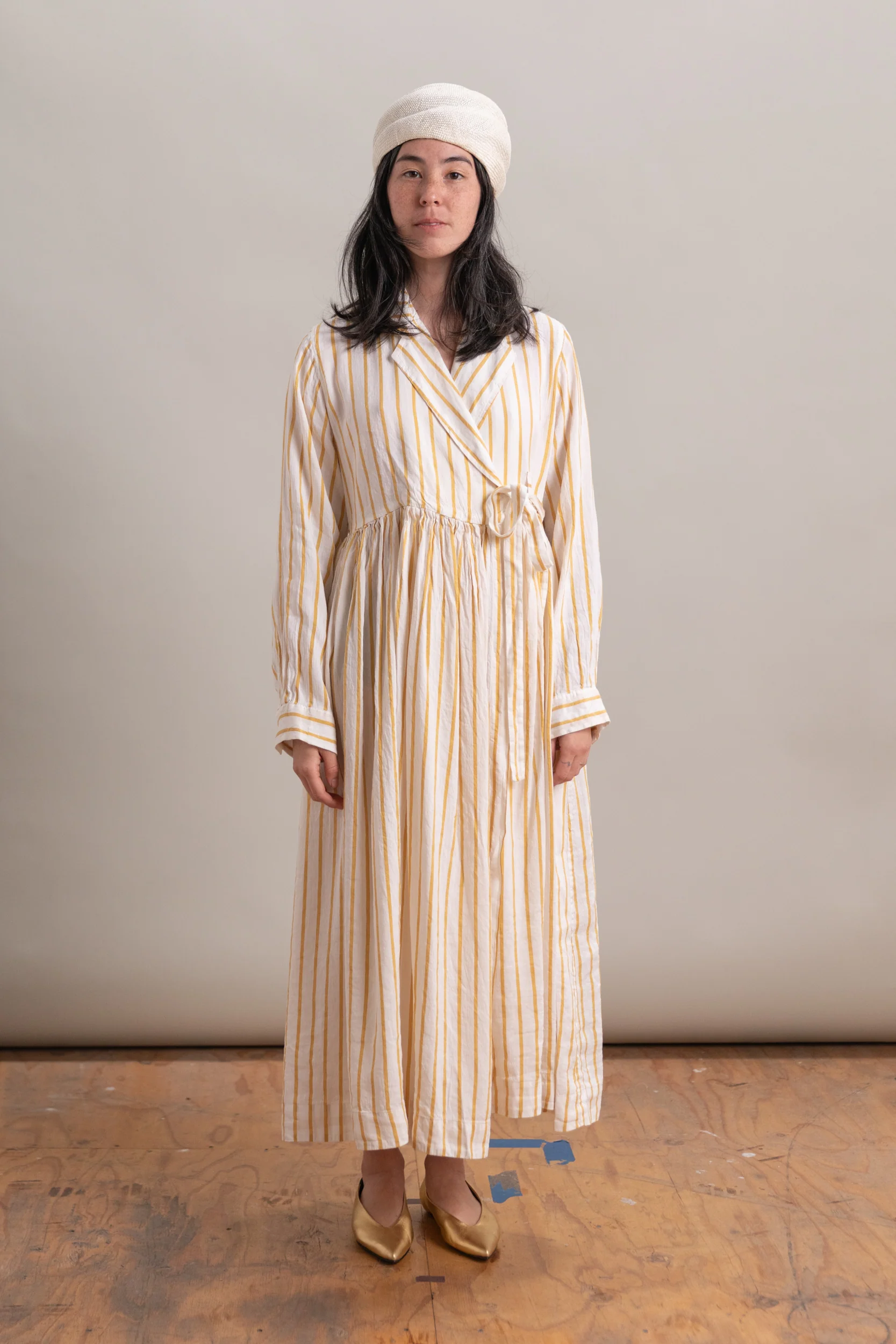 COLETTE DRESS IN LINEY STRIPE - Image 3