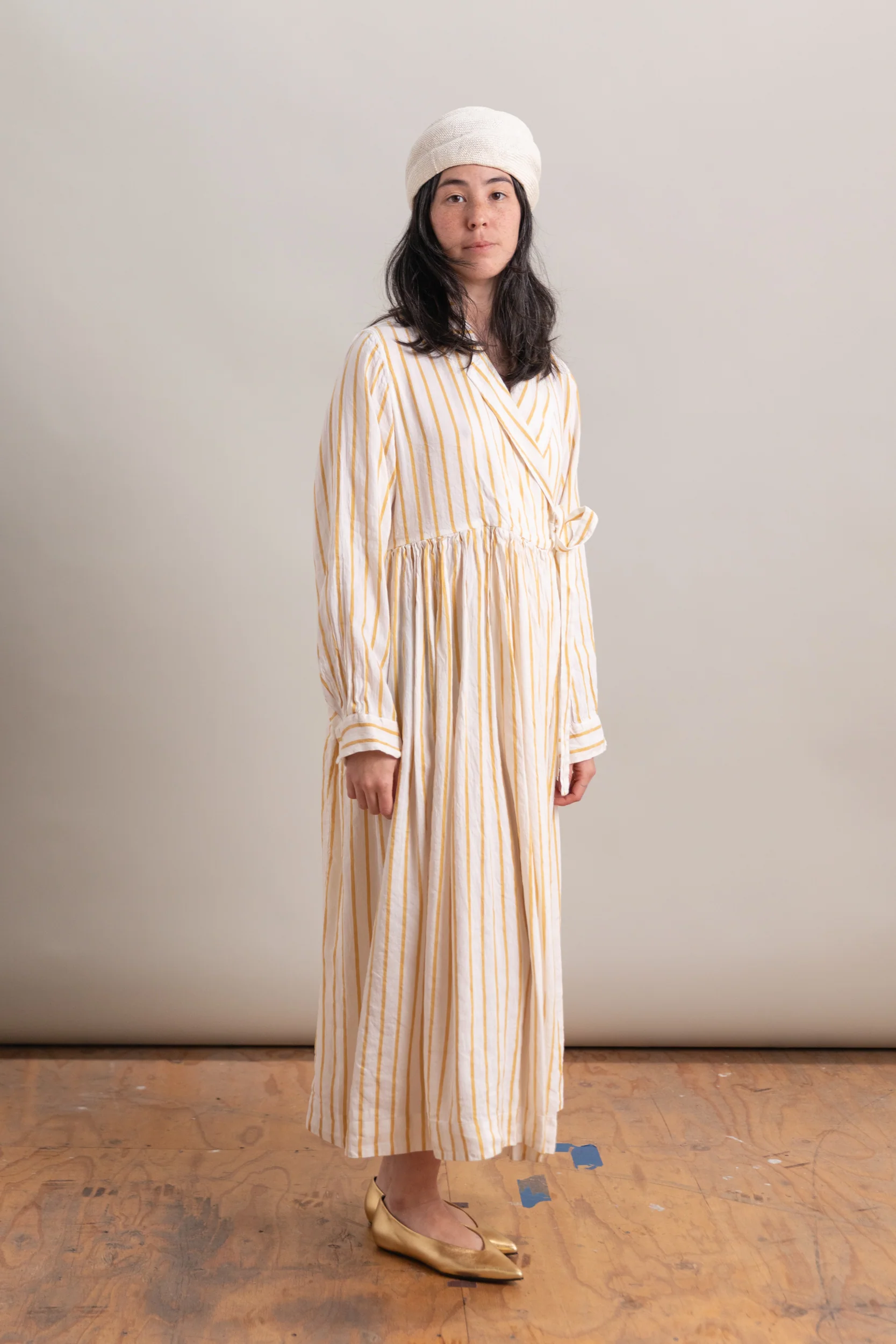 COLETTE DRESS IN LINEY STRIPE - Image 4