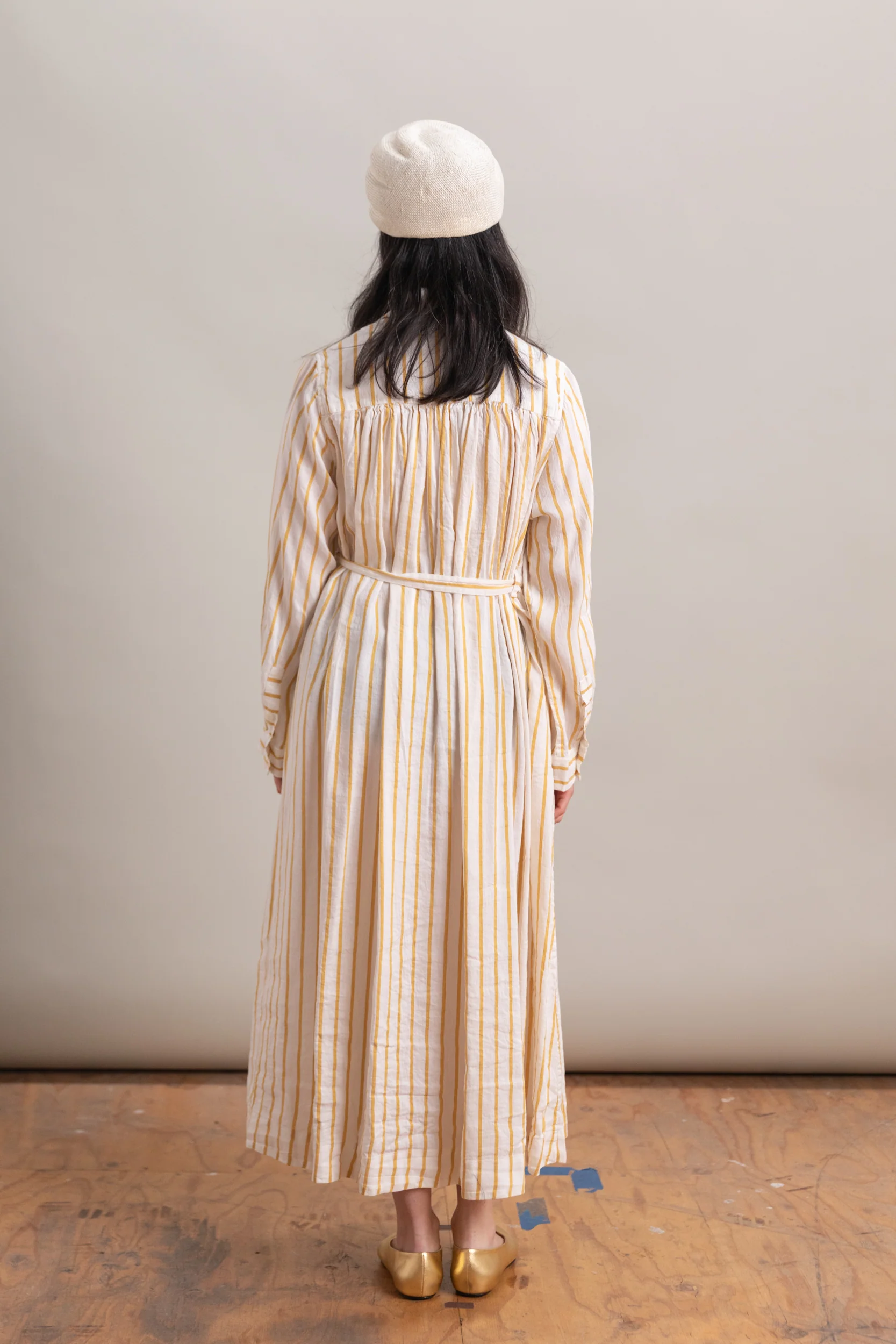 COLETTE DRESS IN LINEY STRIPE - Image 7
