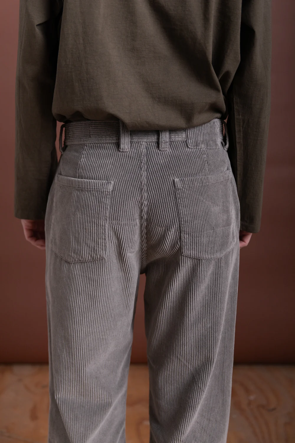 CORD TROUSERS IN STAINED GREY - Image 6