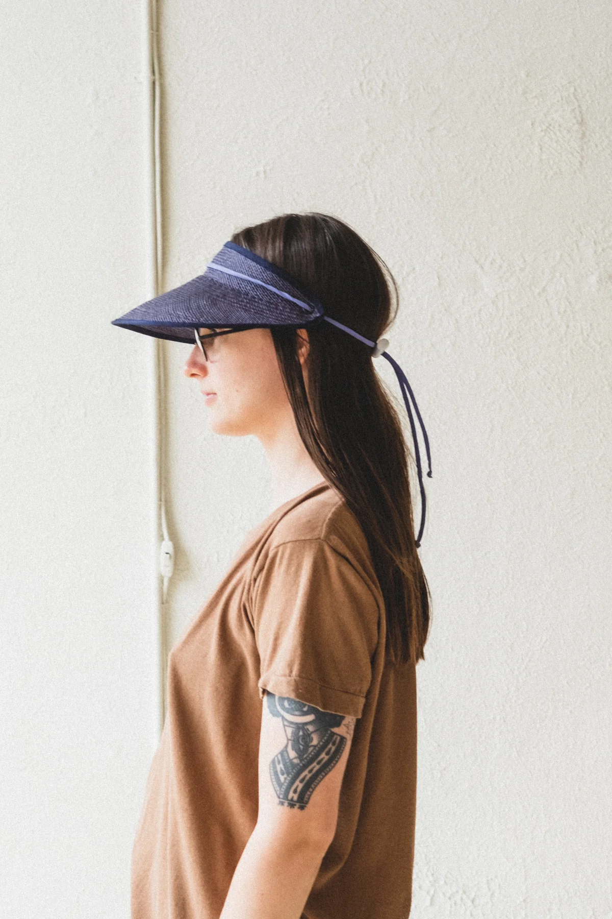 CORDED VISOR IN PANAMA STRAW - Image 10