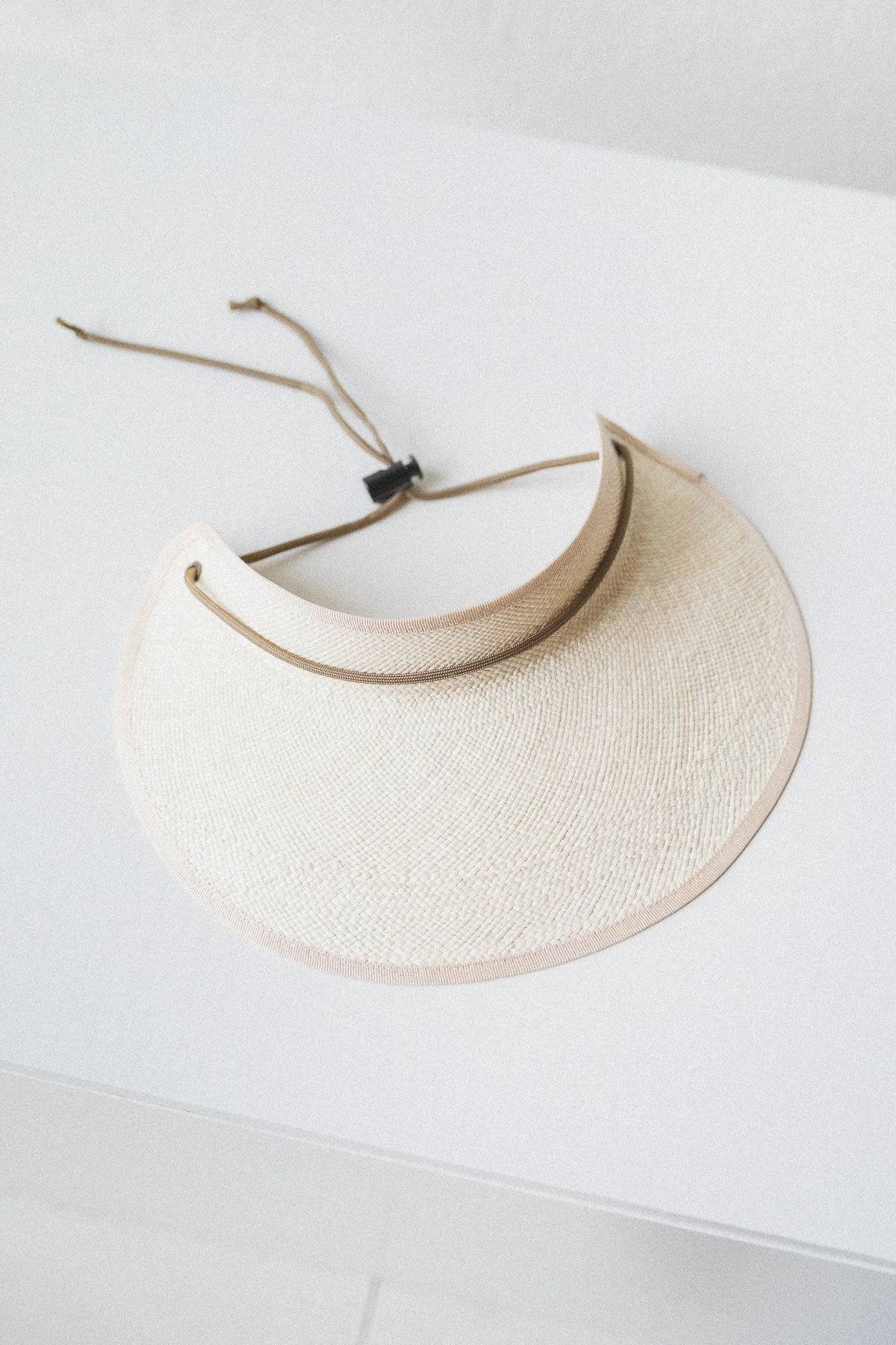 CORDED VISOR IN PANAMA STRAW - Image 5