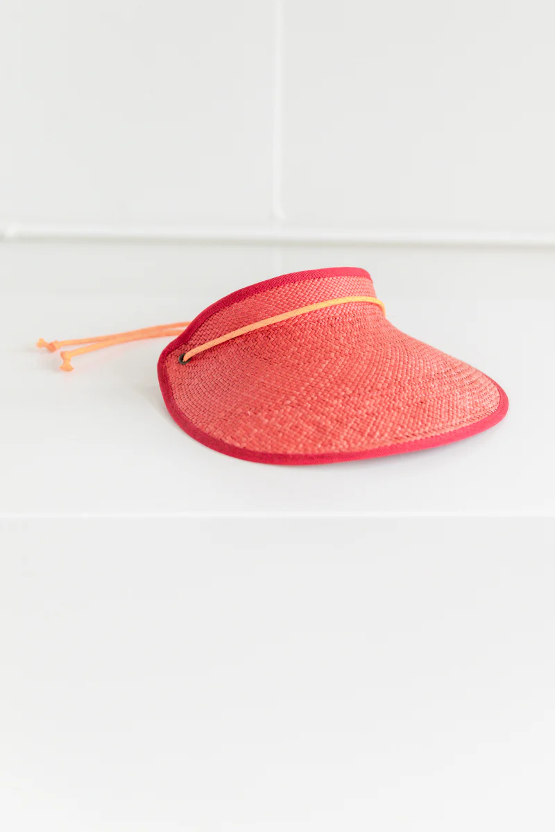 CORDED VISOR IN PANAMA STRAW - Image 6