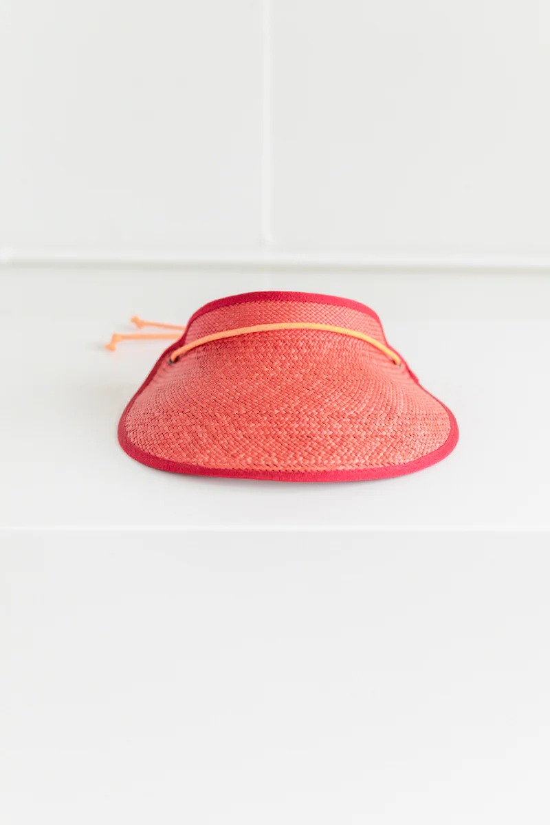 CORDED VISOR IN PANAMA STRAW - Image 8