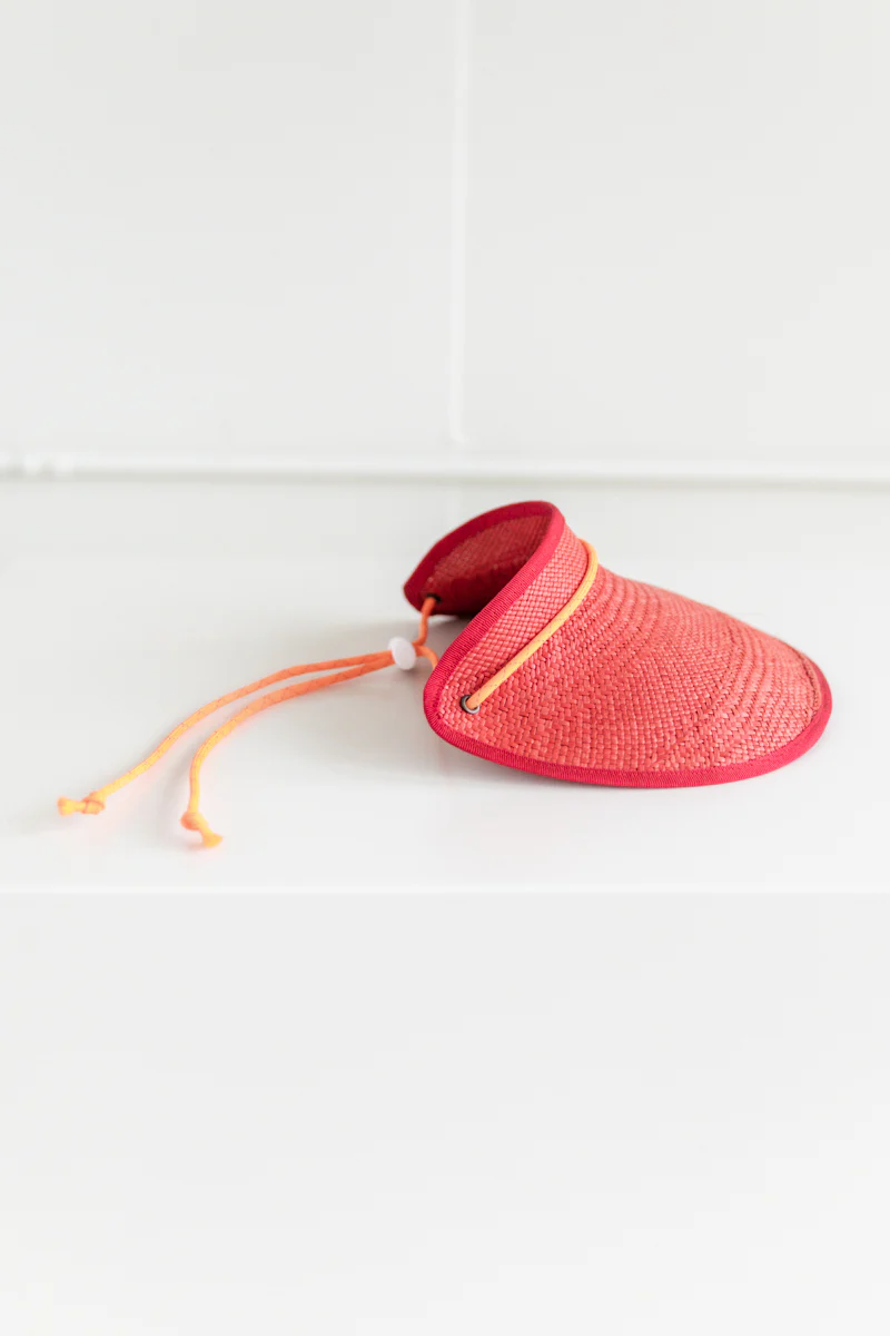 CORDED VISOR IN PANAMA STRAW - Image 9