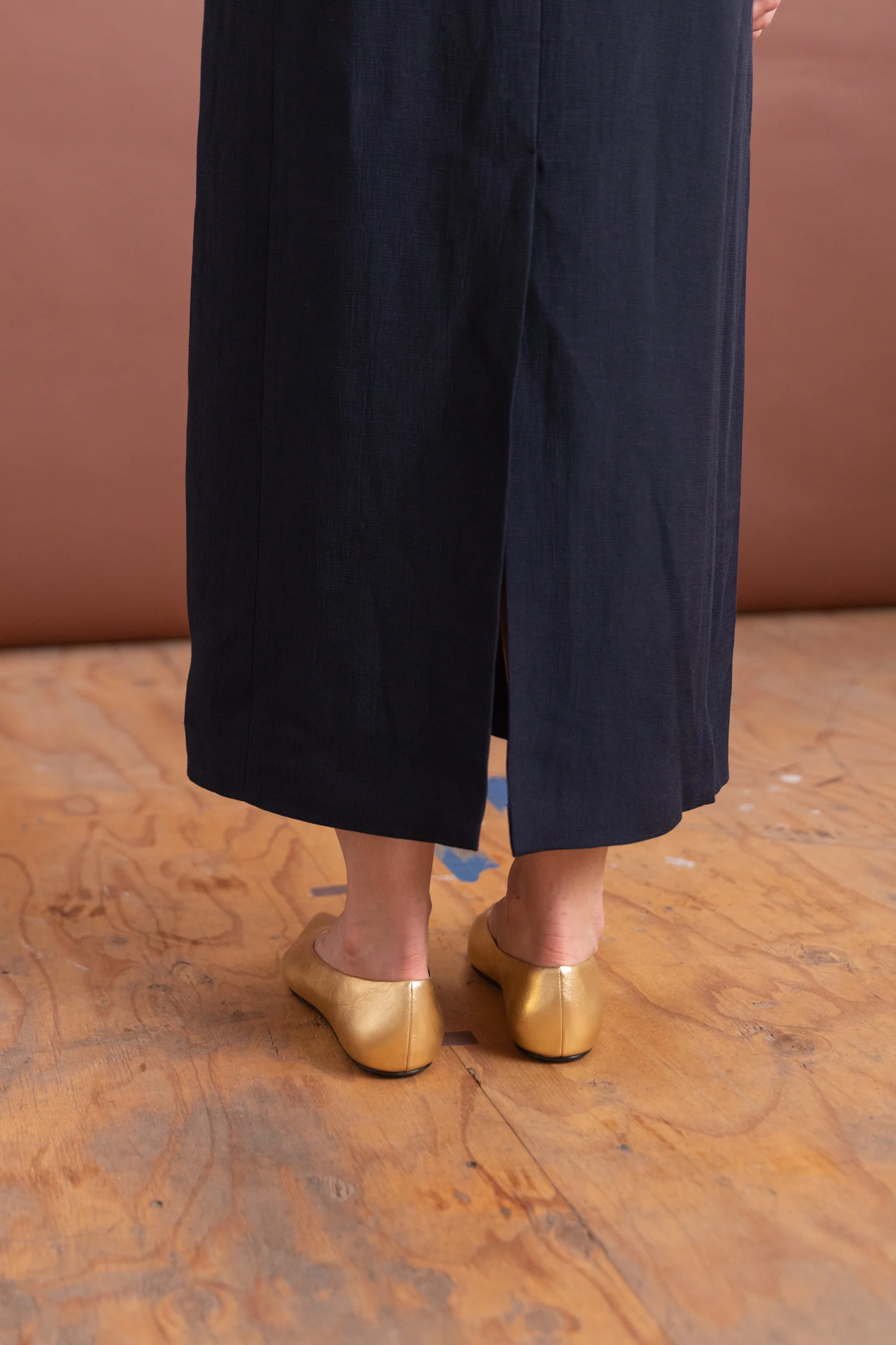 DAMON DRESS IN DEEP NAVY CRESPO - Image 7