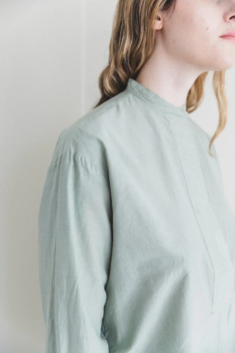 DAY SHIRT IN COTTON SILK TYPEWRITE CLOTH - Image 10