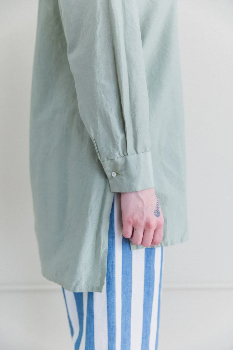 DAY SHIRT IN COTTON SILK TYPEWRITE CLOTH - Image 11
