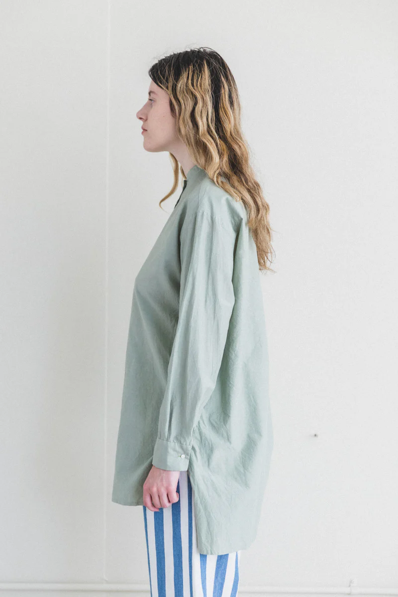 DAY SHIRT IN COTTON SILK TYPEWRITE CLOTH - Image 12