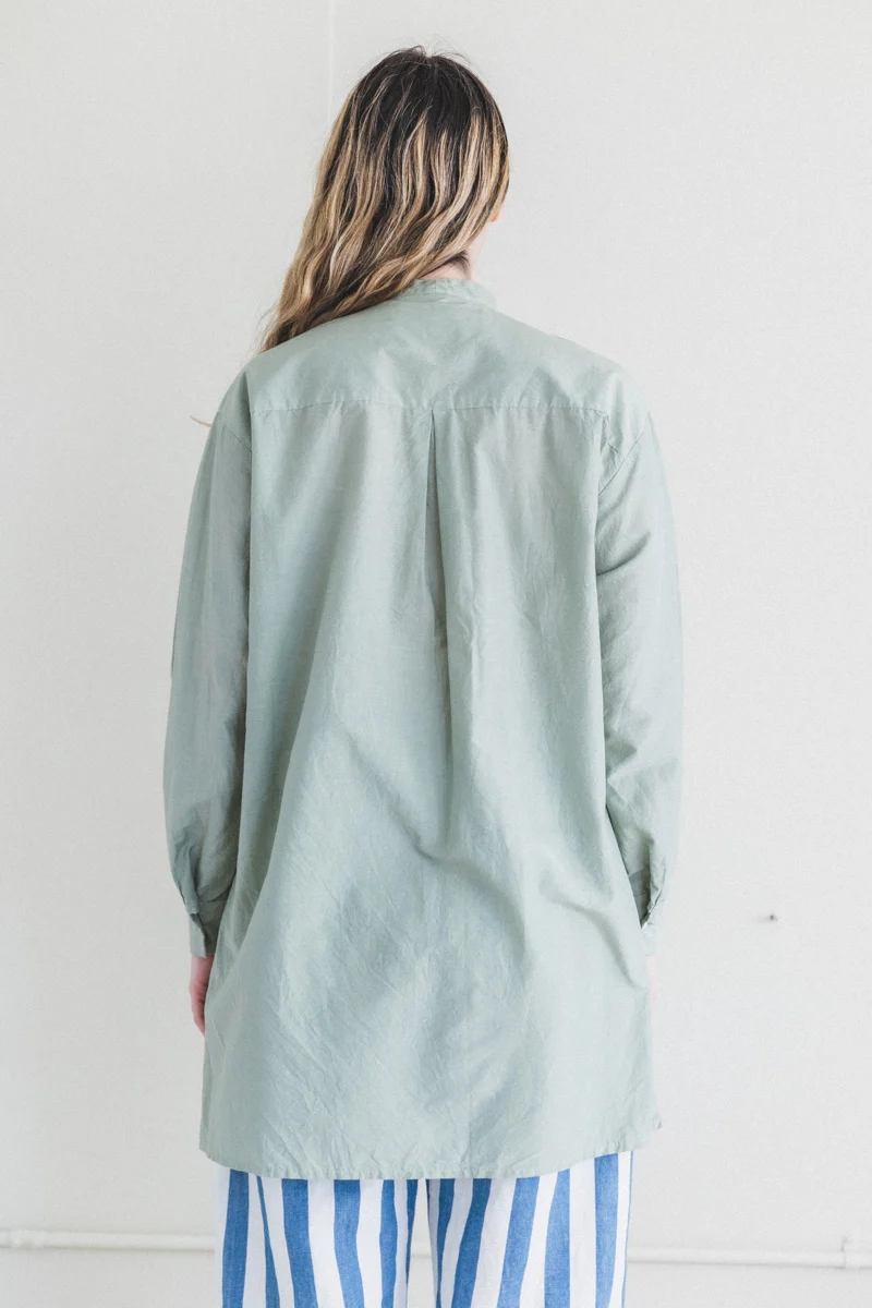 DAY SHIRT IN COTTON SILK TYPEWRITE CLOTH - Image 13