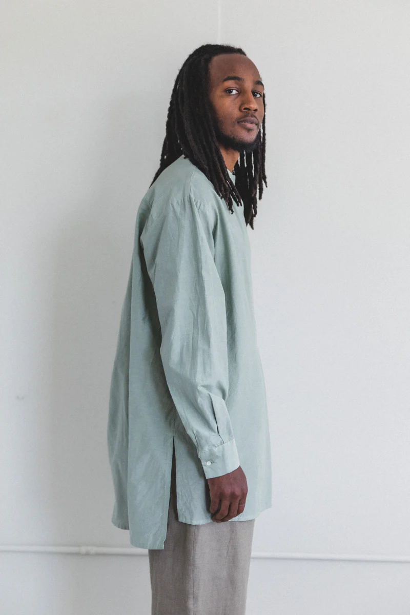 DAY SHIRT IN COTTON SILK TYPEWRITE CLOTH - Image 4
