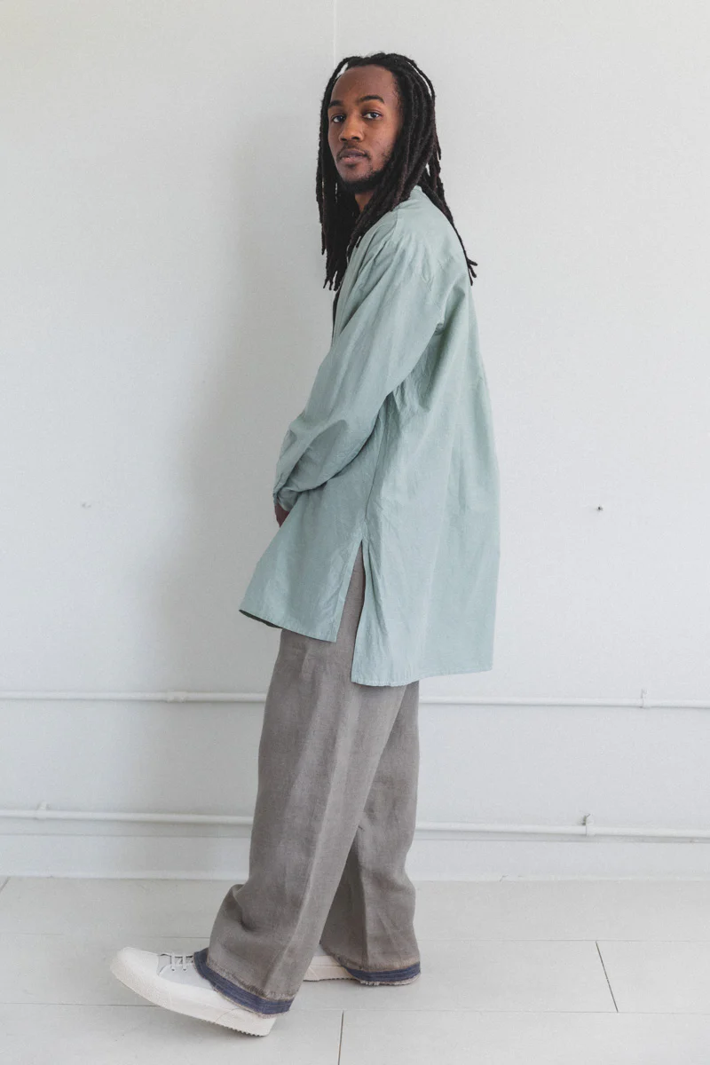 DAY SHIRT IN COTTON SILK TYPEWRITE CLOTH - Image 5
