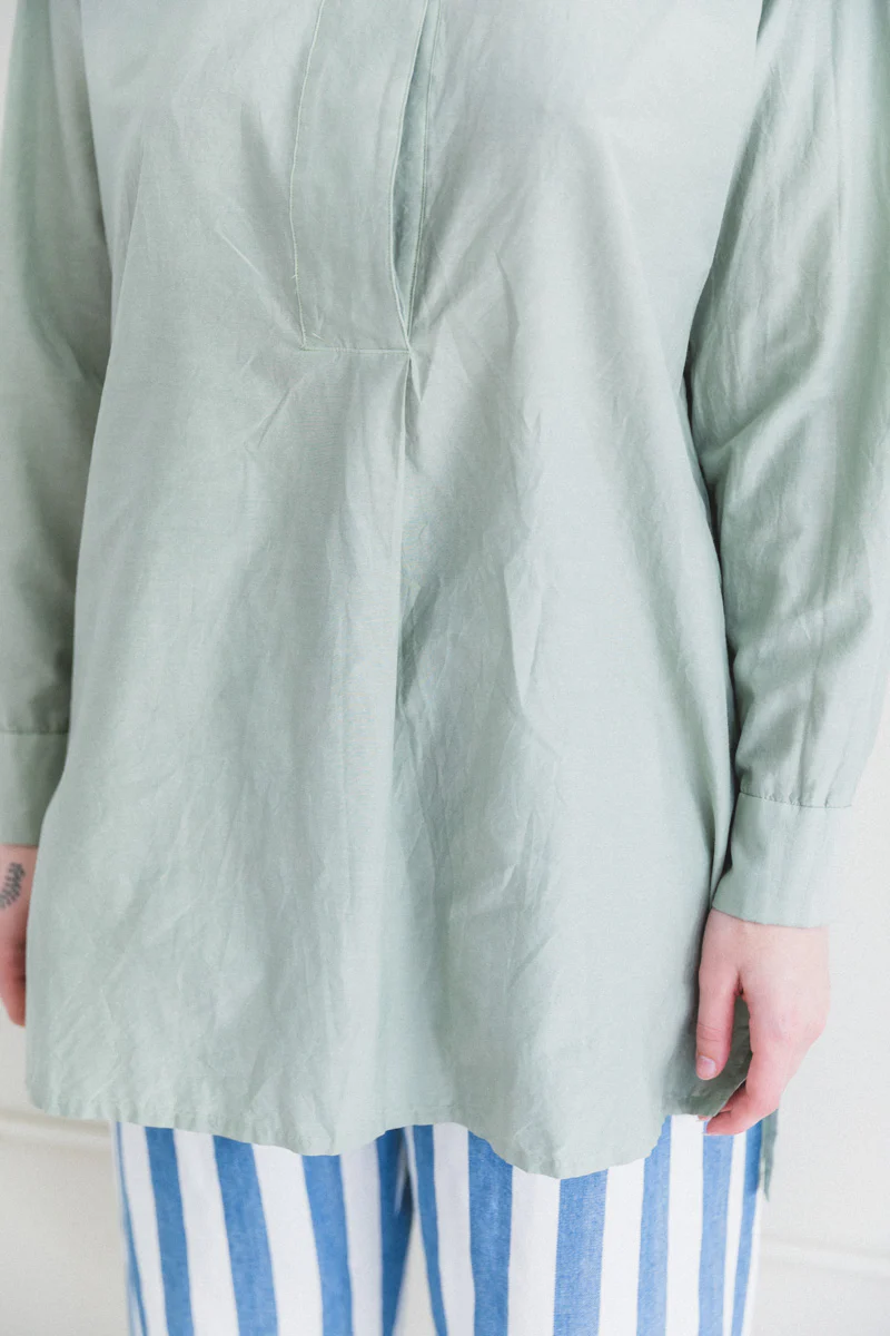 DAY SHIRT IN COTTON SILK TYPEWRITE CLOTH - Image 9