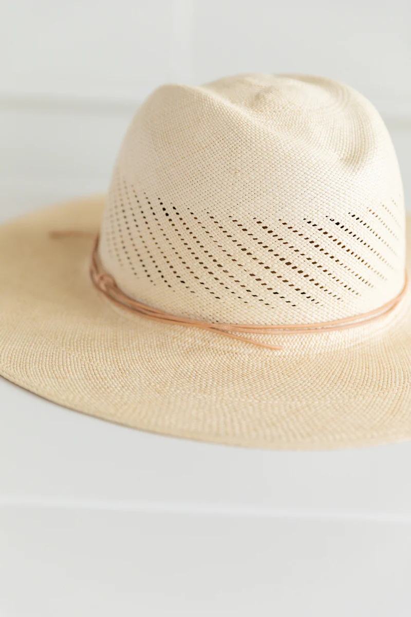 DESERT HAT IN FINE GRADE PANAMA STRAW - Image 4