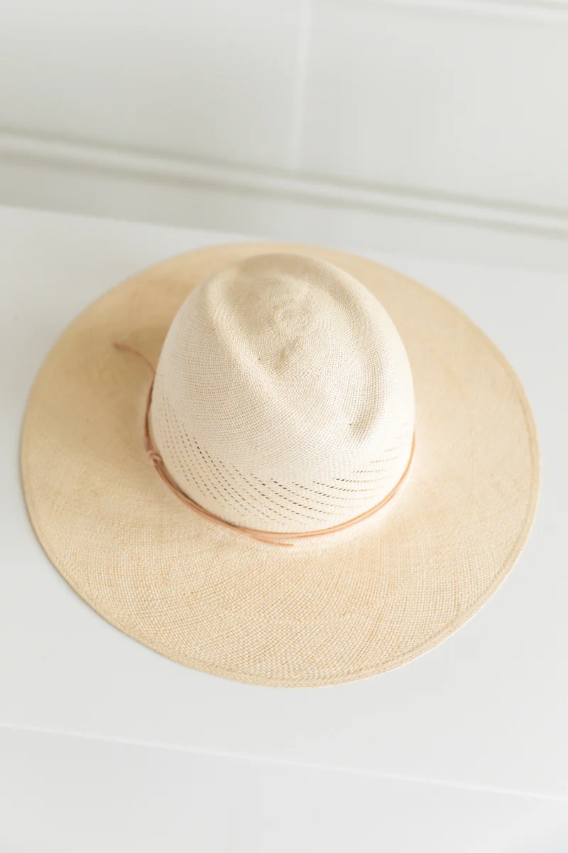DESERT HAT IN FINE GRADE PANAMA STRAW - Image 6