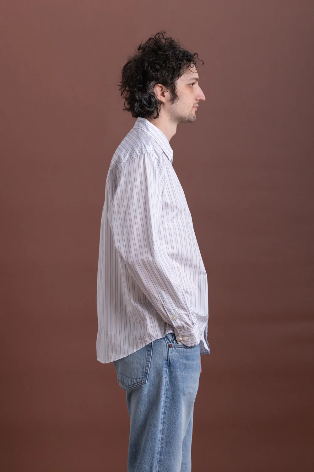 DISTANT SHIRT IN CONVENTIONAL STRIPE - Image 4
