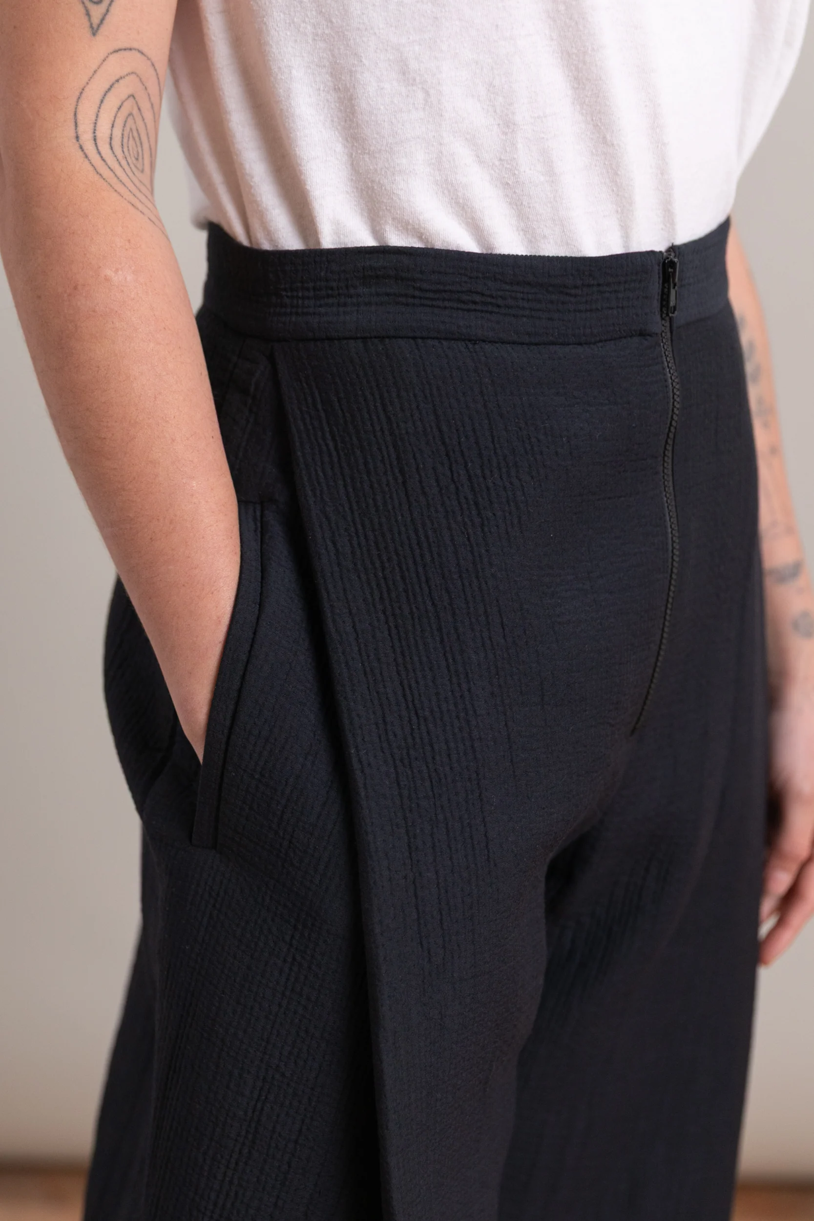 DON PANT IN BLACK FOAM - Image 2
