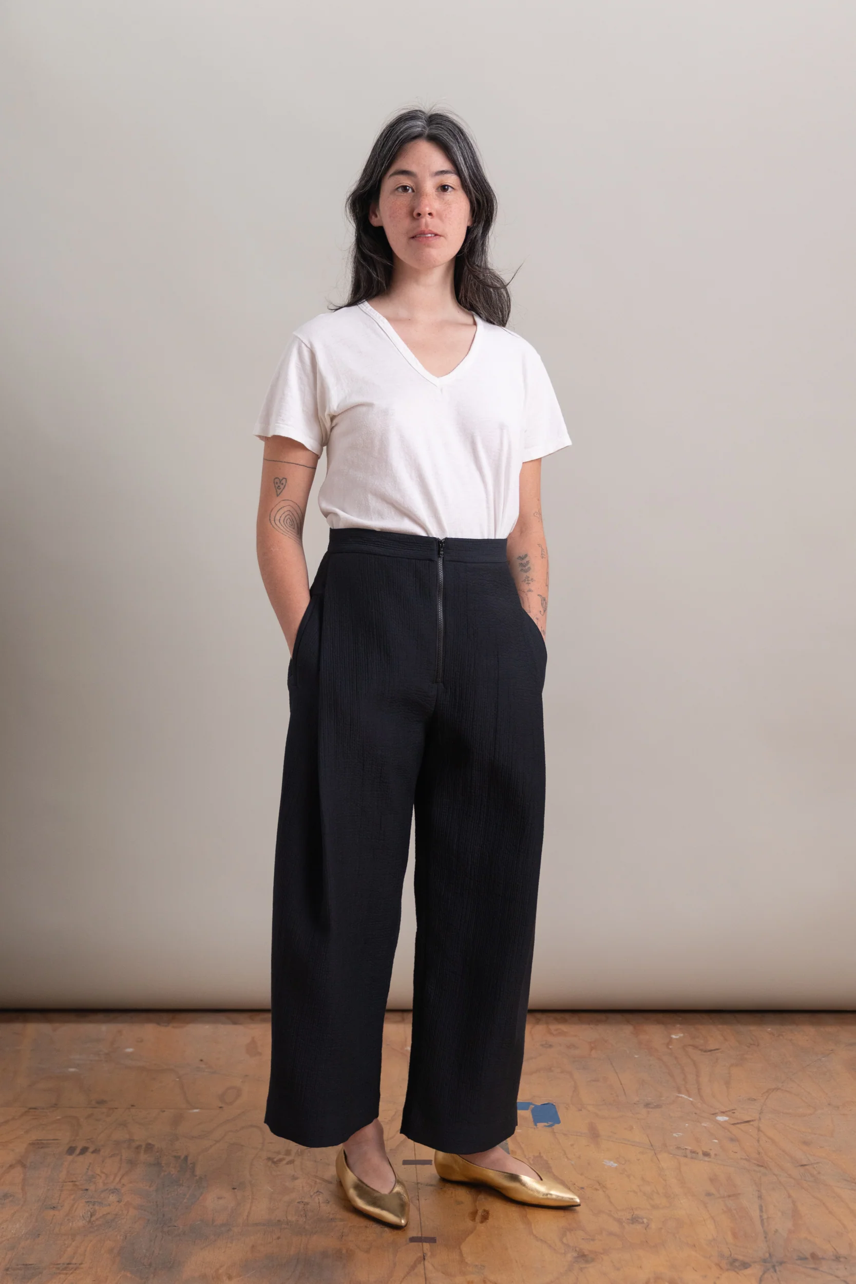 DON PANT IN BLACK FOAM - Image 3