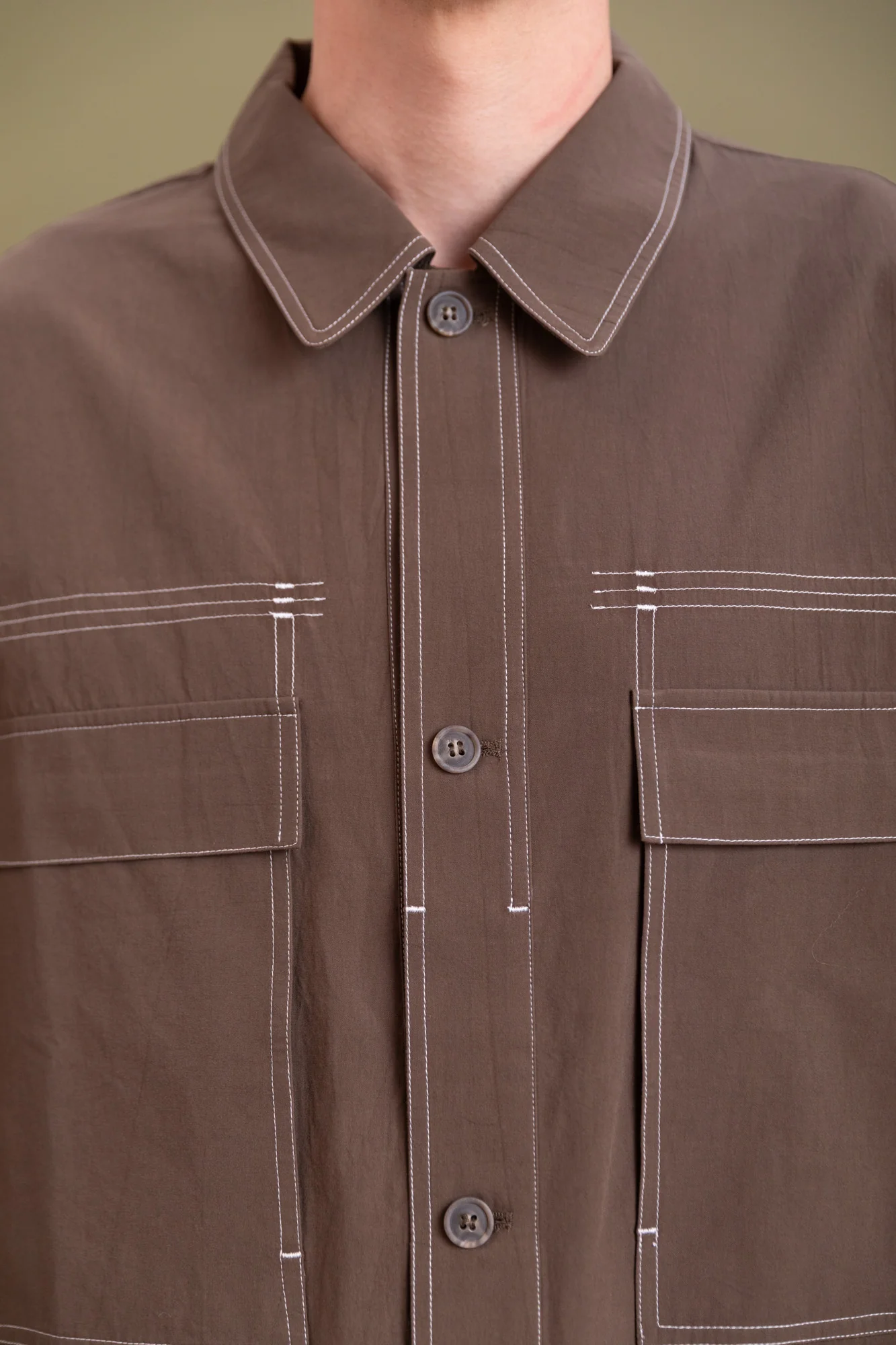 DROP SHIRT IN GRAPHITE - Image 2