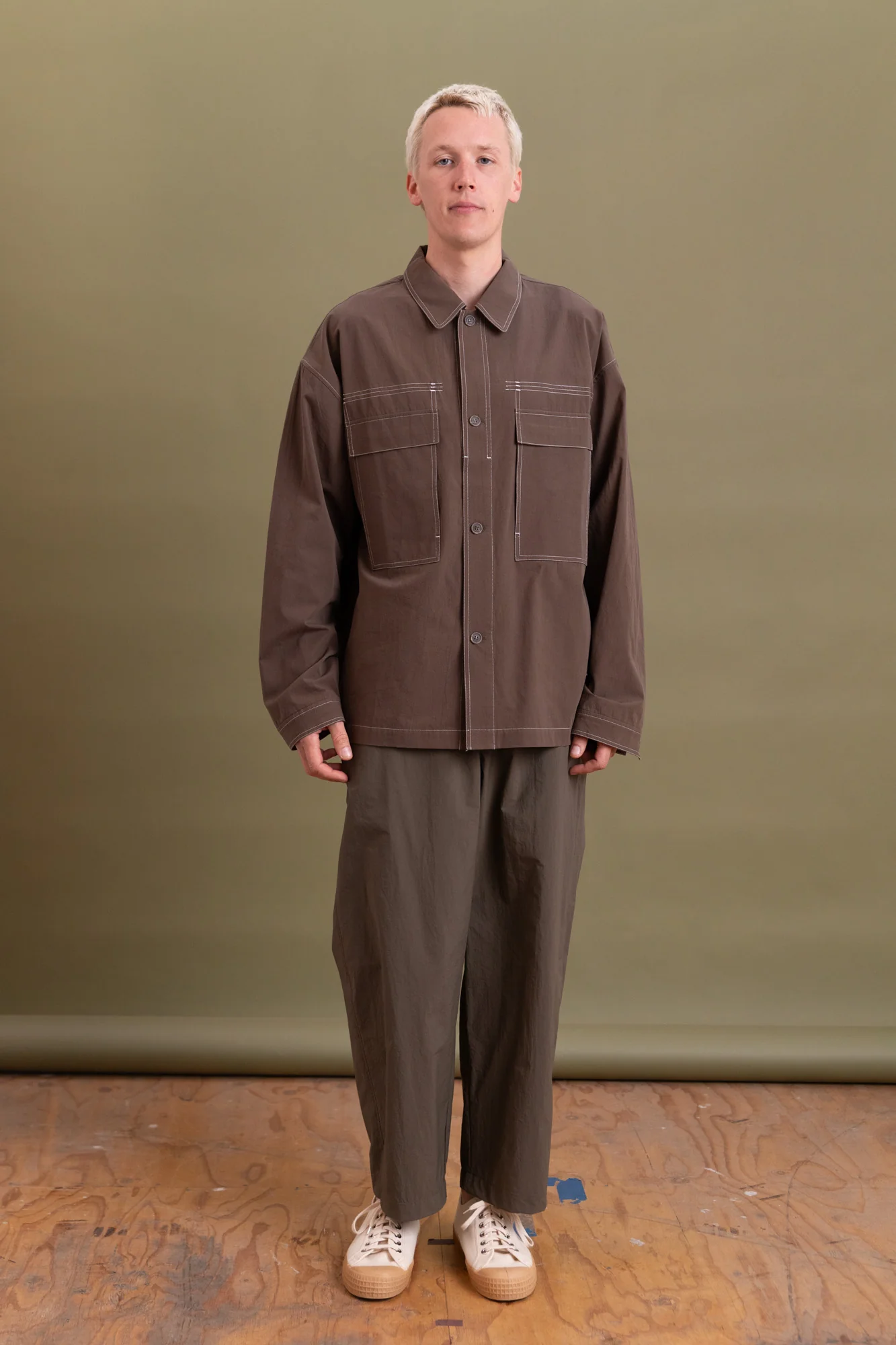 DROP SHIRT IN GRAPHITE - Image 3