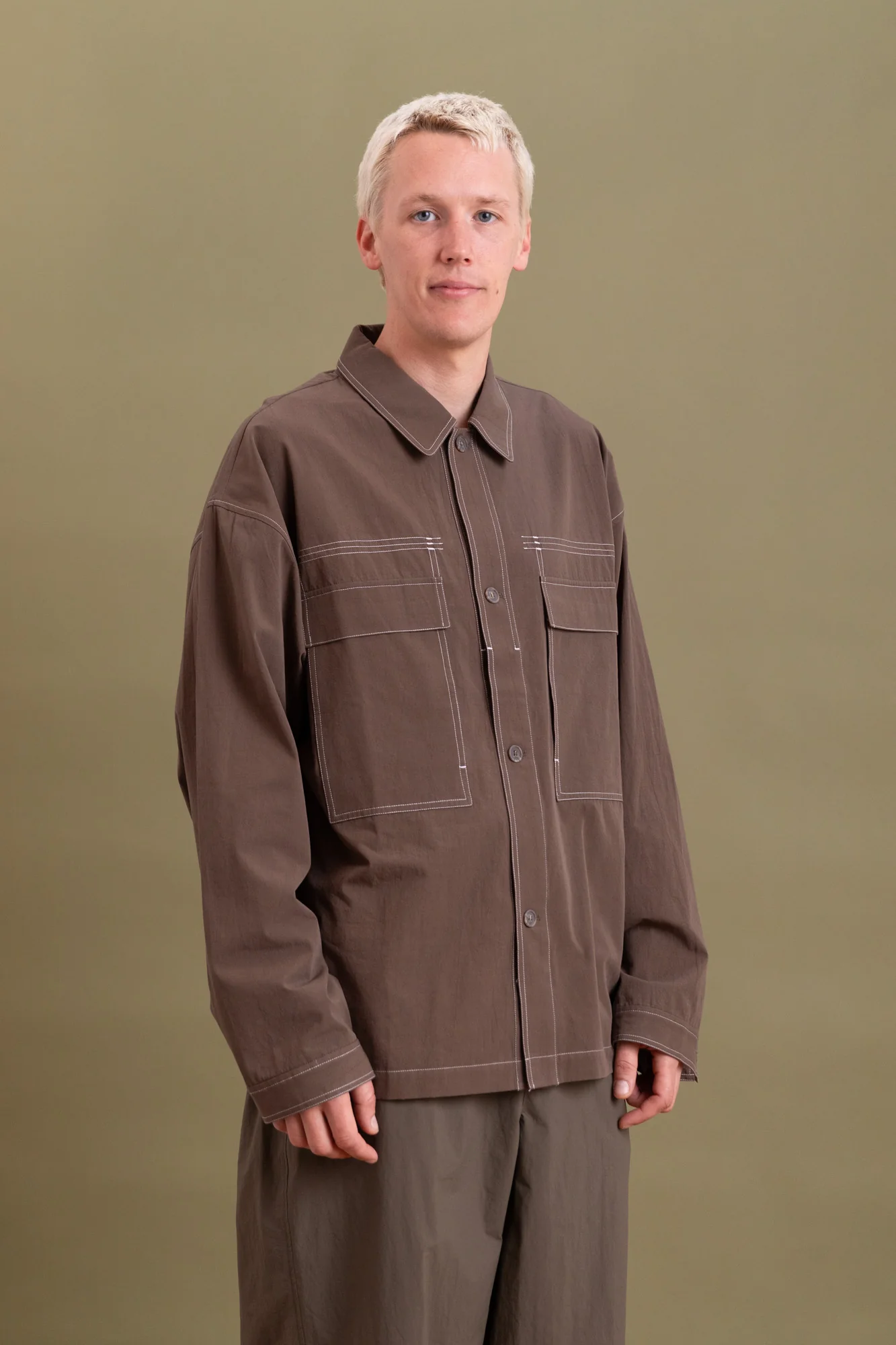 DROP SHIRT IN GRAPHITE - Image 4