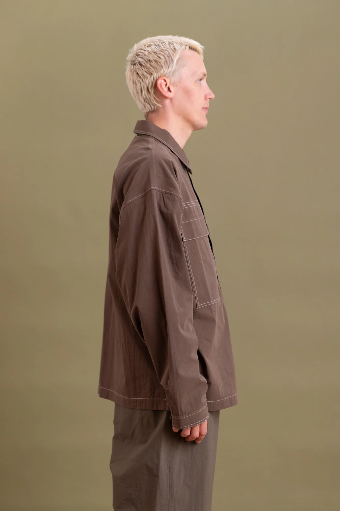 DROP SHIRT IN GRAPHITE - Image 5