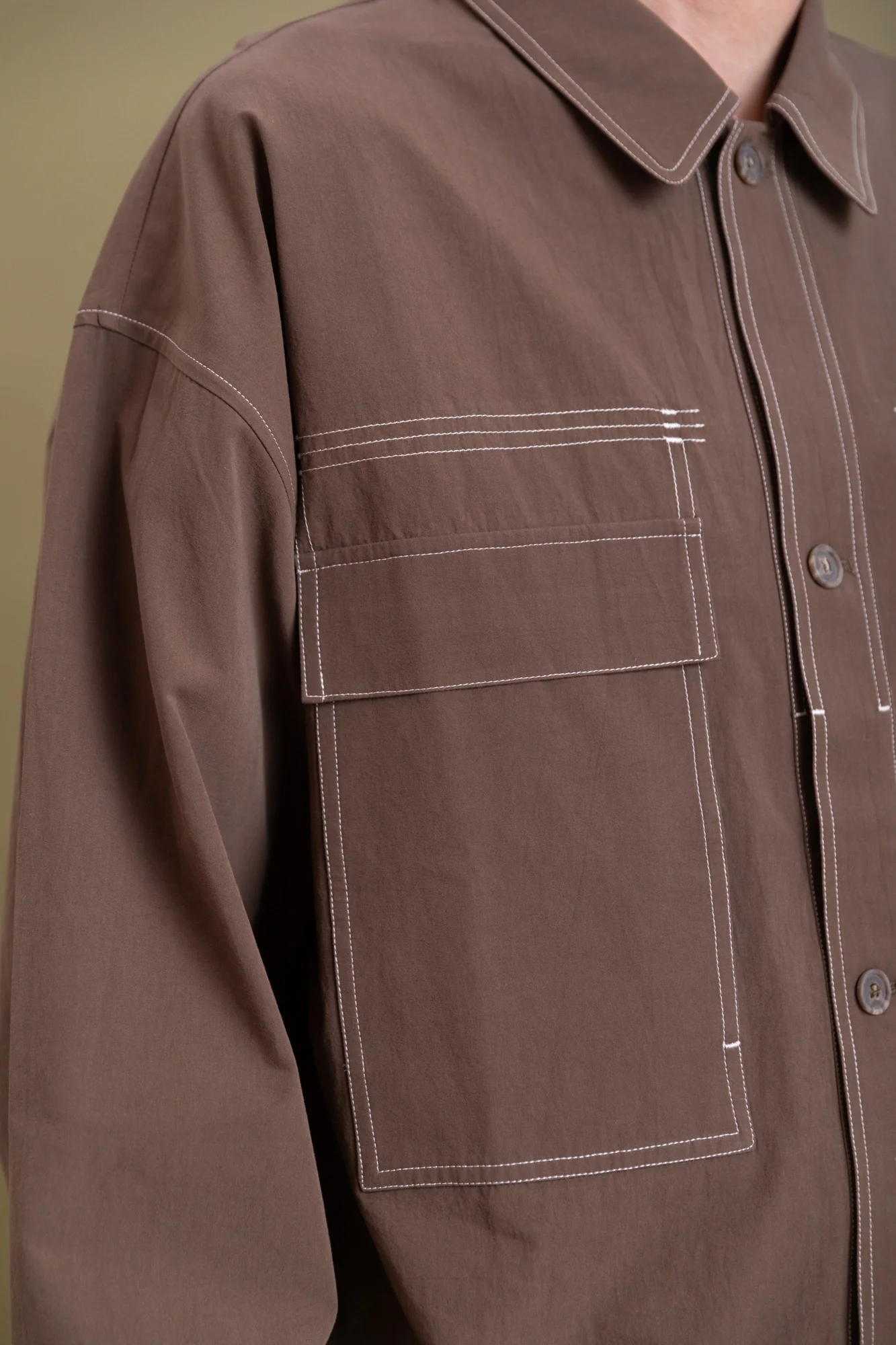 DROP SHIRT IN GRAPHITE - Image 7