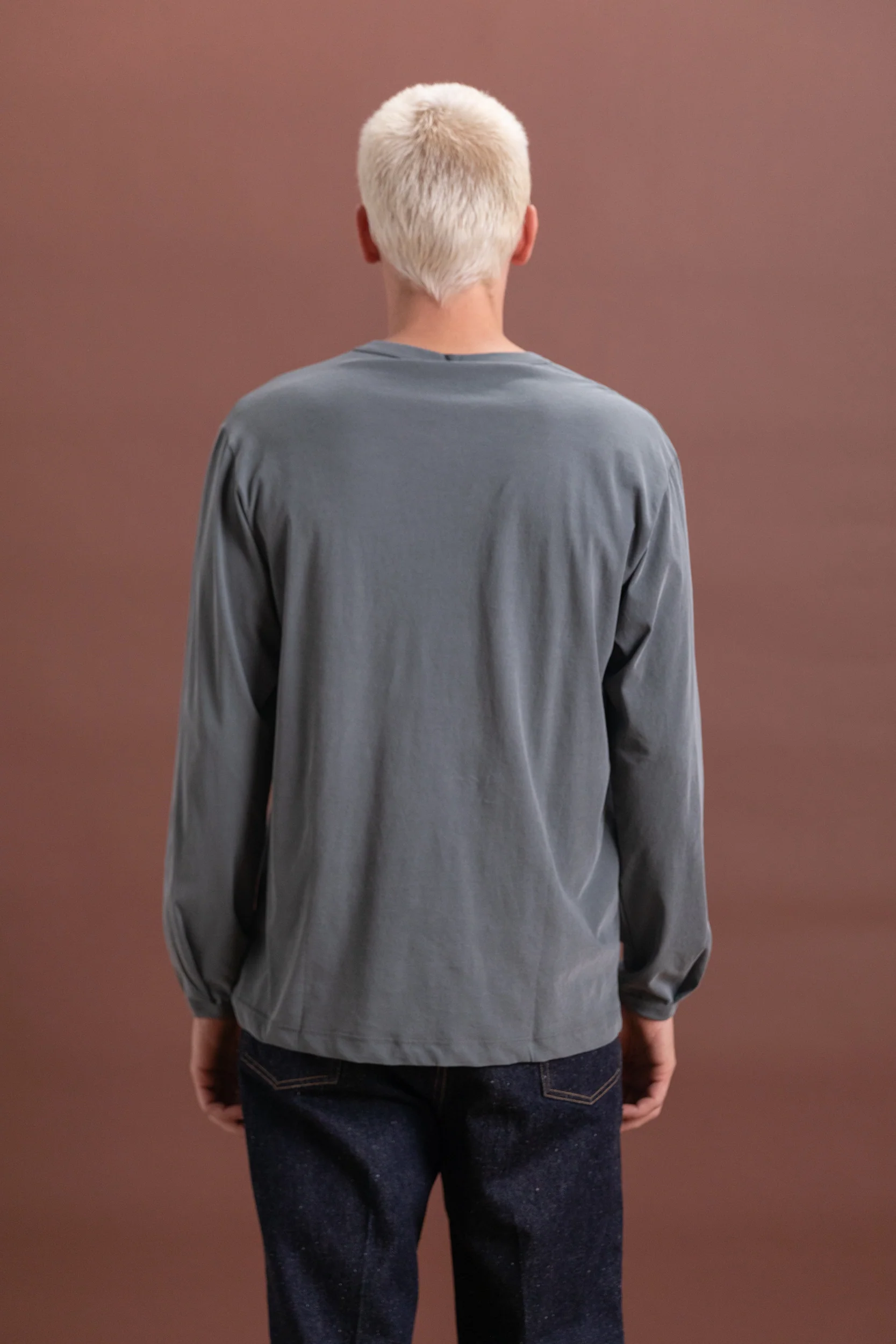 DRY LITE LONG SLEEVE TEE SHIRT IN PIGMENT KELP - Image 5