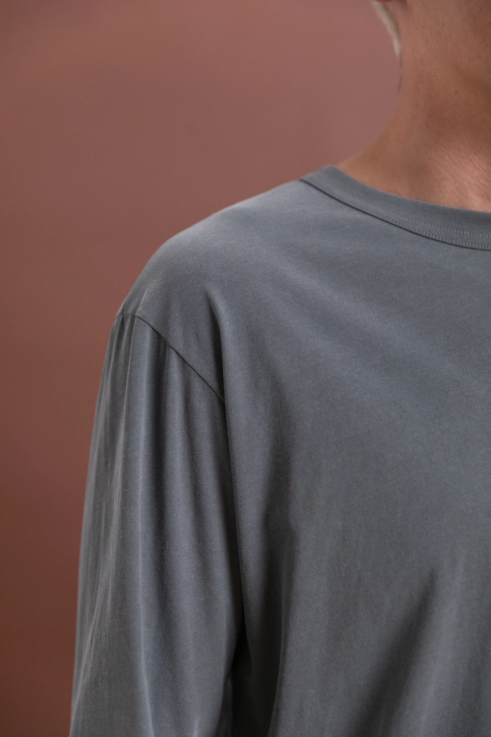 DRY LITE LONG SLEEVE TEE SHIRT IN PIGMENT KELP - Image 6