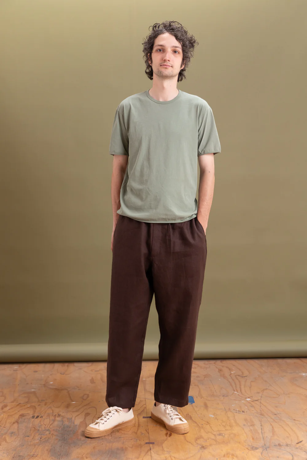 DRY LITE TEE SHIRT IN PISTACHIO - Image 3