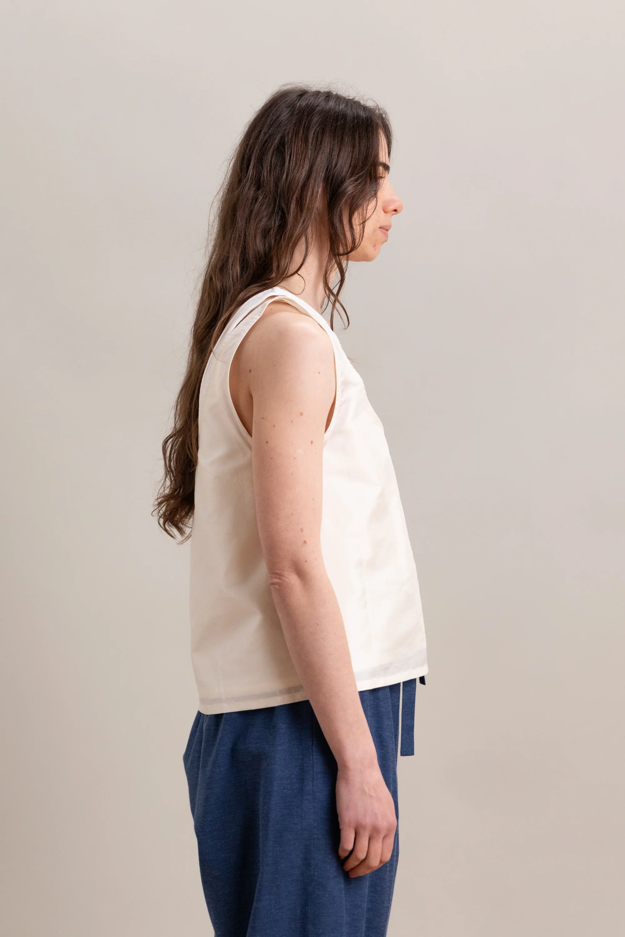 DUO TANK IN MIXED WHITE - Image 4