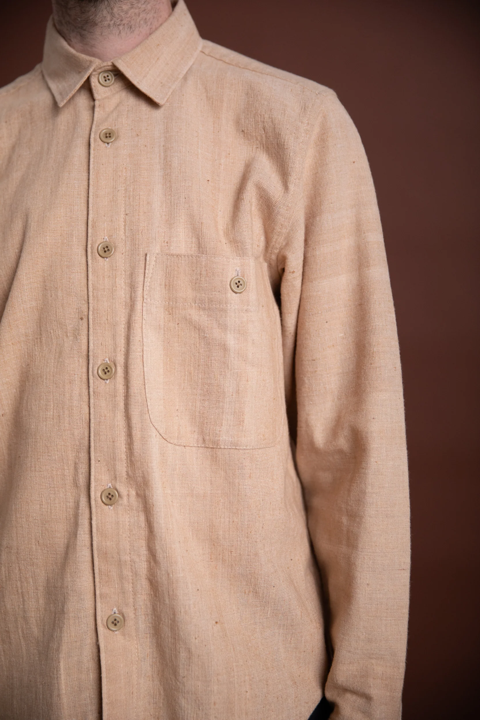 ENCINO PINTOR SHIRT IN NATURAL DYE - Image 2